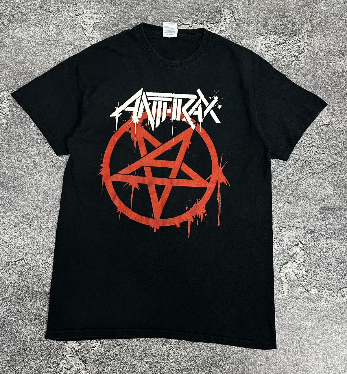 Band Tees Anthrax Anarchy Punk Band T-Shirt Black M Size Size US M / EU 48-50 / 2 - 1 Thumbnail