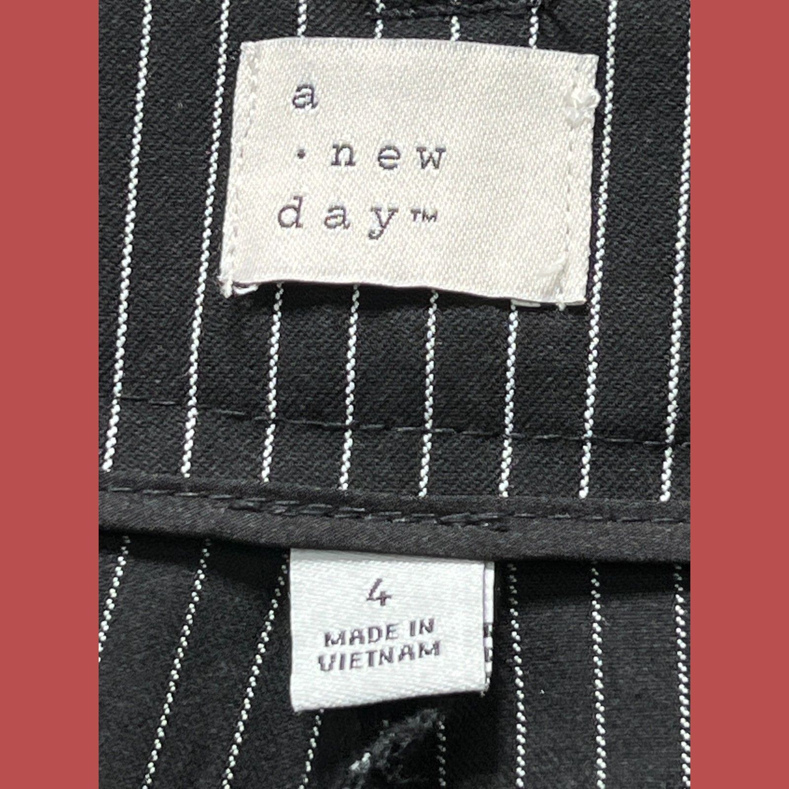 Other A New Day - Women's High Rise Relaxed Pants Length & Wide Le Size 27" / US 4 / IT 40 - 11 Thumbnail