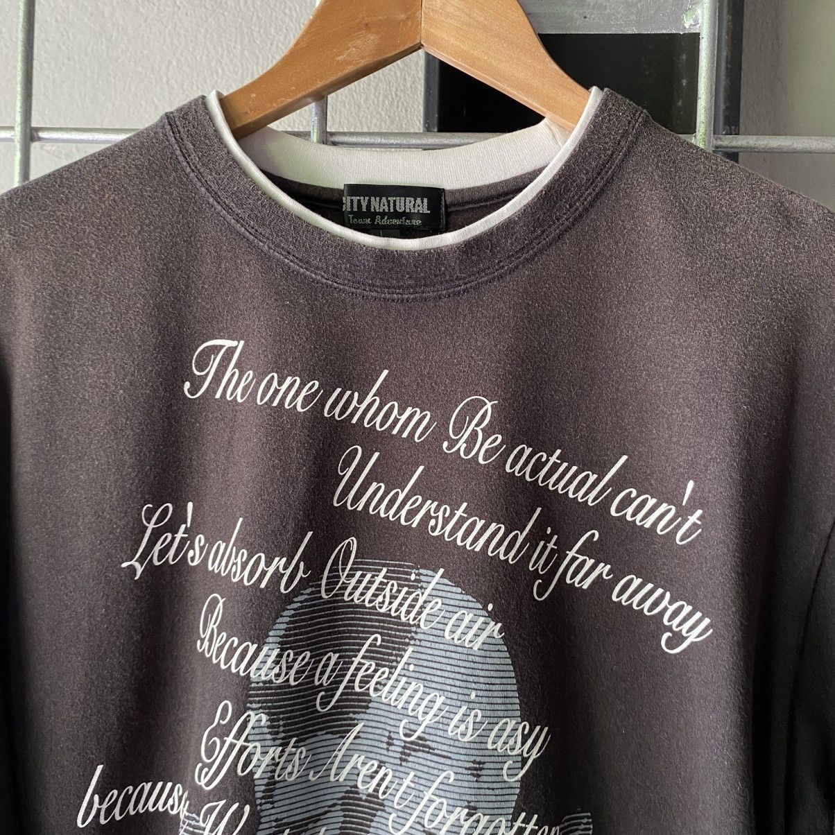 Japanese Brand CITY NATURAL Punk Y2K Tee Size US L / EU 52-54 / 3 - 7 Thumbnail