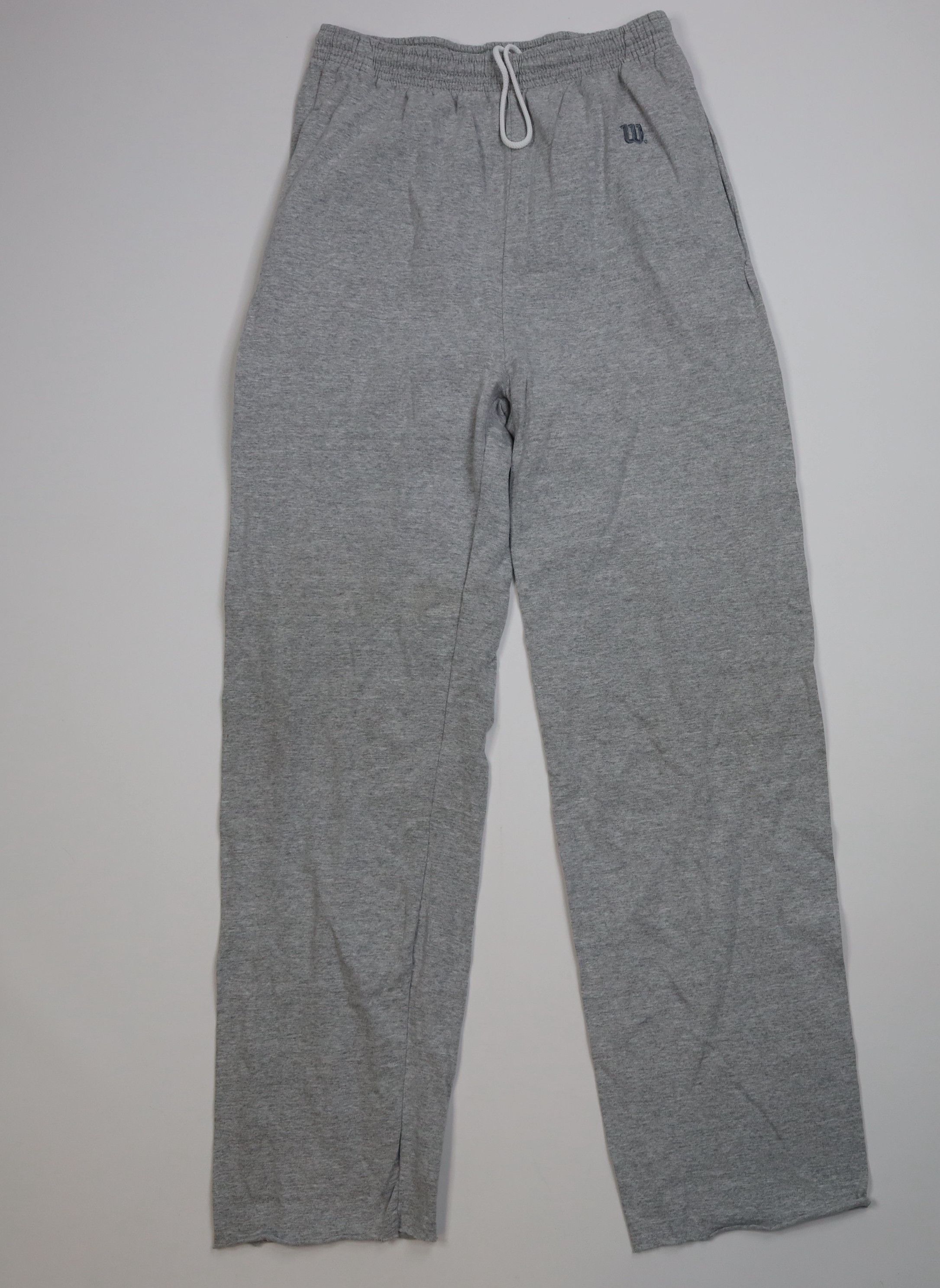 Wilson Vintage 90s Wilson Lightweight Wide Leg Pants Gray USA Size US 36 / EU 52 - 1 Thumbnail