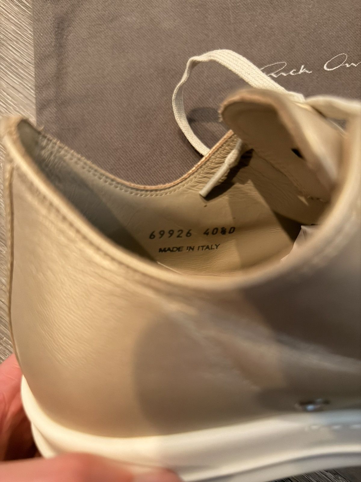 Rick Owens Rick Owens Metallic Gold Ramones Low Size 40.5 Brand New Size US 7.5 / EU 40-41 - 8 Thumbnail