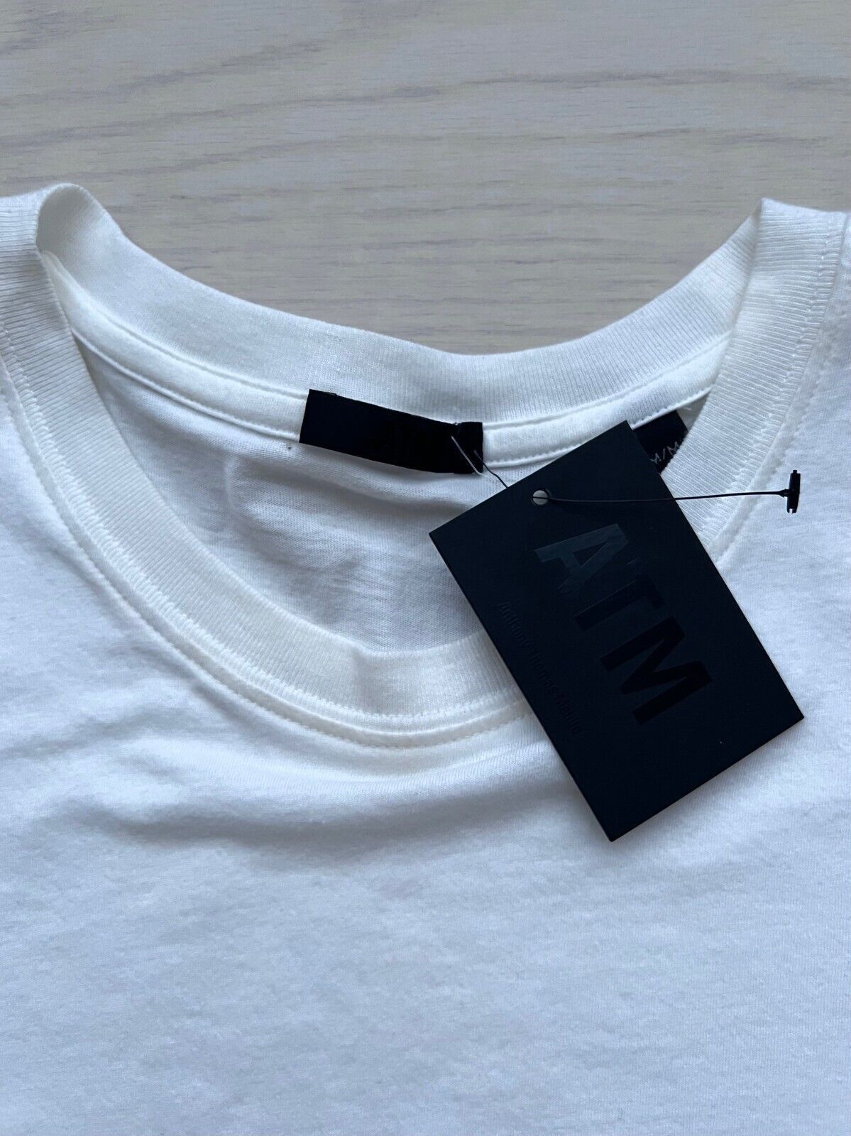 ATM ATM Anthony Thomas Melillo Crew Tee White ( M ) Size M / US 6-8 / IT 42-44 - 2 Thumbnail