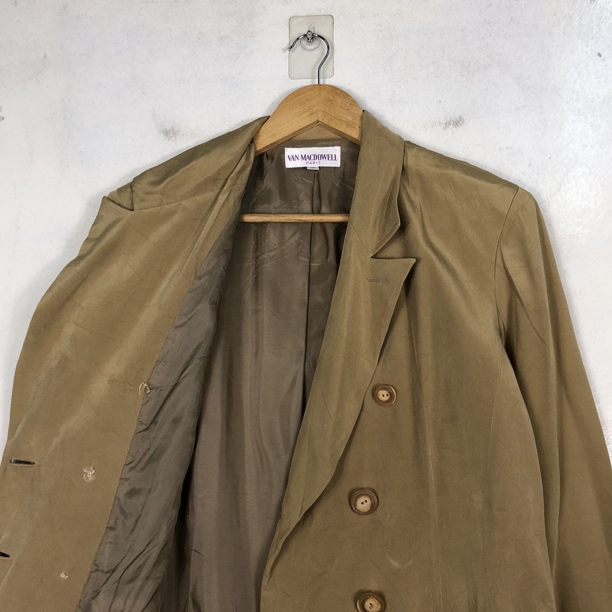 Other Van Macdowell Paris Double Breasted Overcoat Size US M / EU 48-50 / 2 - 10 Thumbnail