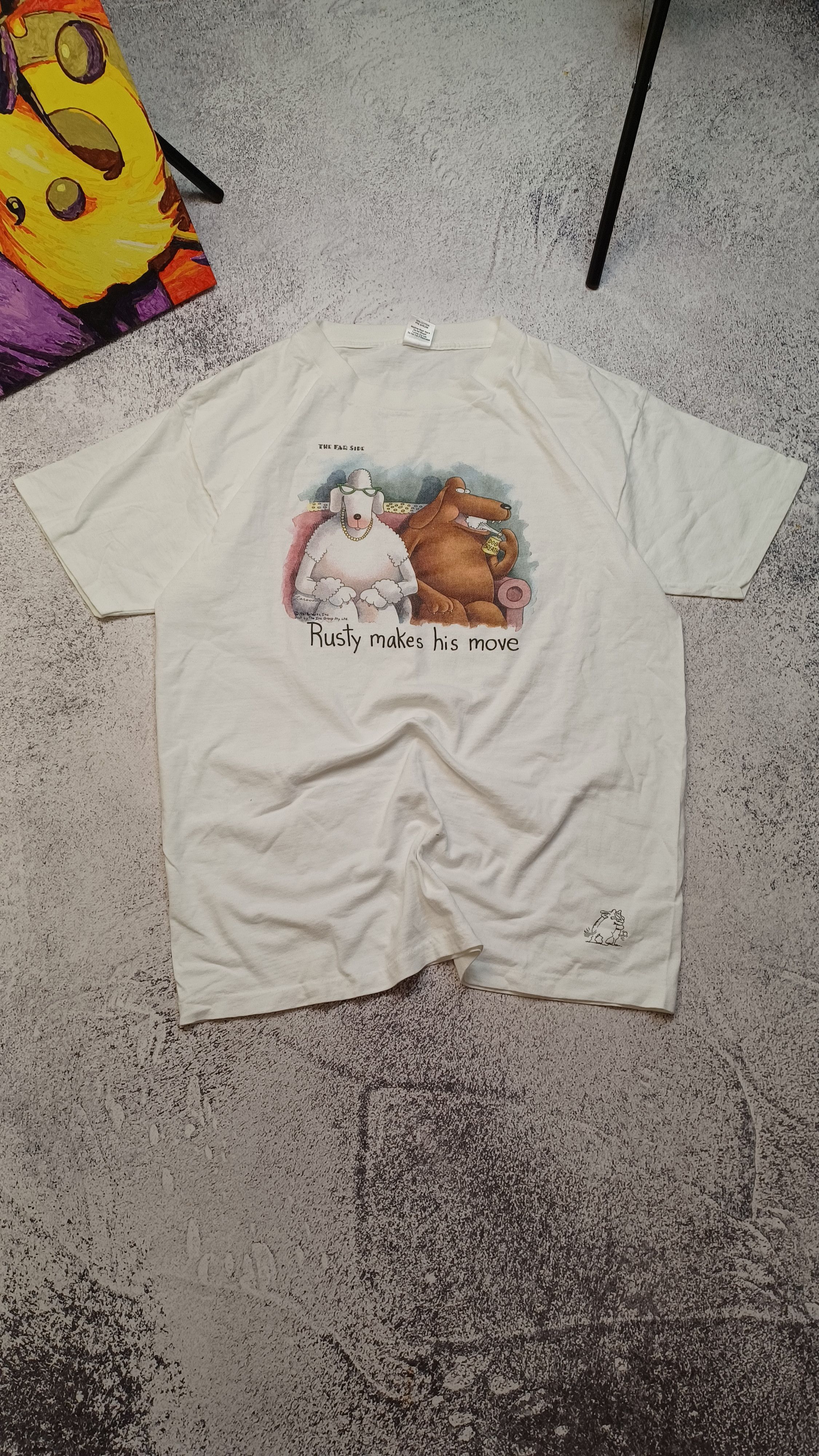 Other Vintage 80s The Far Side Humor T Shirt Size US XL / EU 56 / 4 - 2 Thumbnail