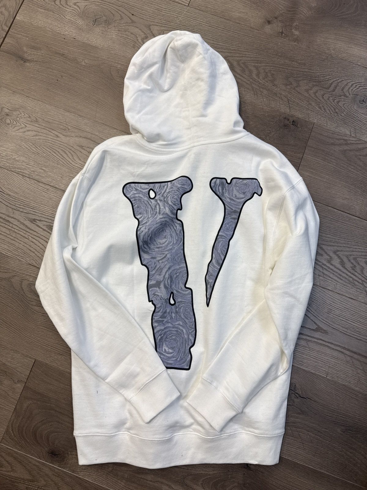 Vlone Vlone pop smoke the woo hooded sweatshirt large white Size US L / EU 52-54 / 3 - 2 Thumbnail