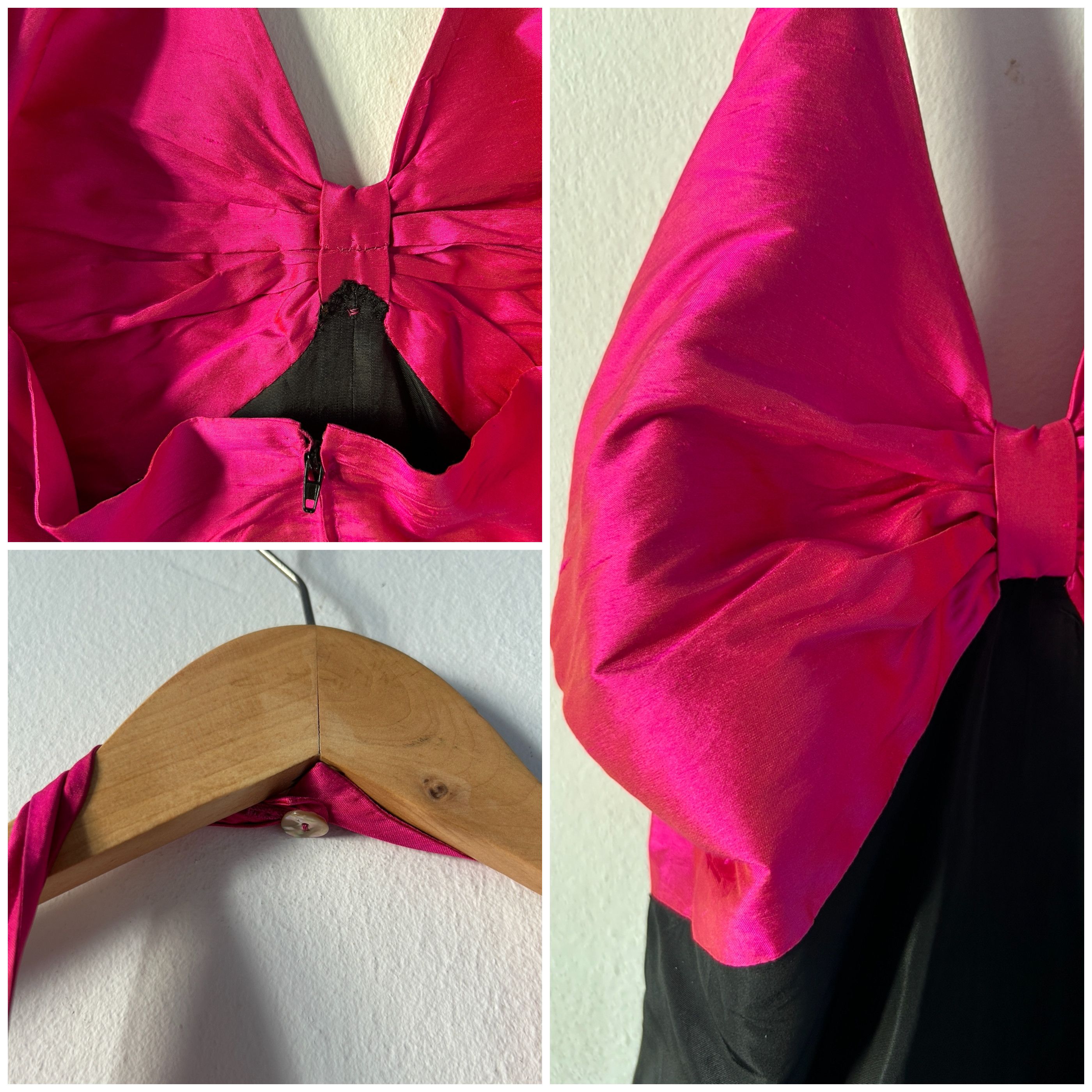 Vintage Vintage taffeta halter backless maxi dress Size M / US 6-8 / IT 42-44 - 9 Thumbnail