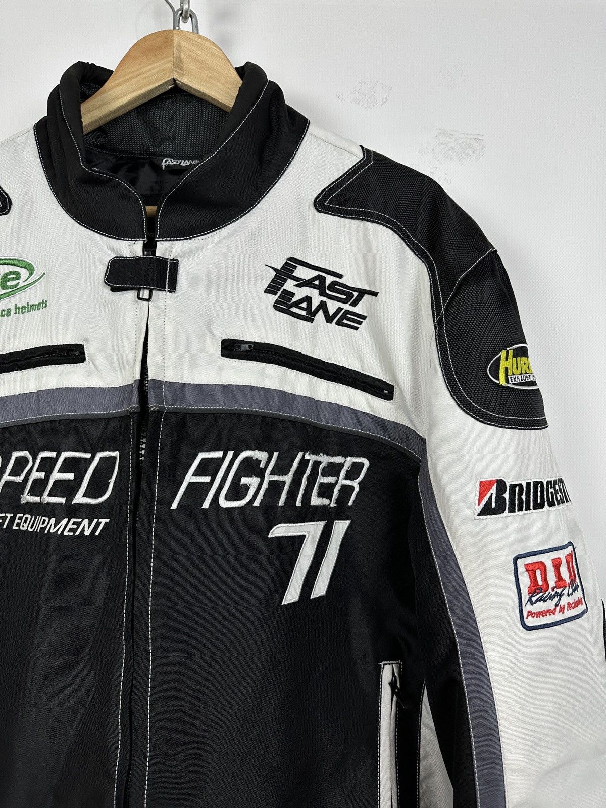 Formula 1 Vintage Speed Fighter Fast Lane Racing NASCAR Jacket Size US XL / EU 56 / 4 - 10 Thumbnail