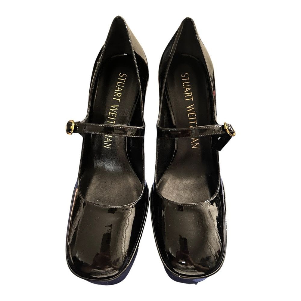 Stuart Weitzman Stuart Weitzman Skyhigh 145 Mary Jane Platform Pumps Black Size US 9 / IT 39 - 8 Thumbnail