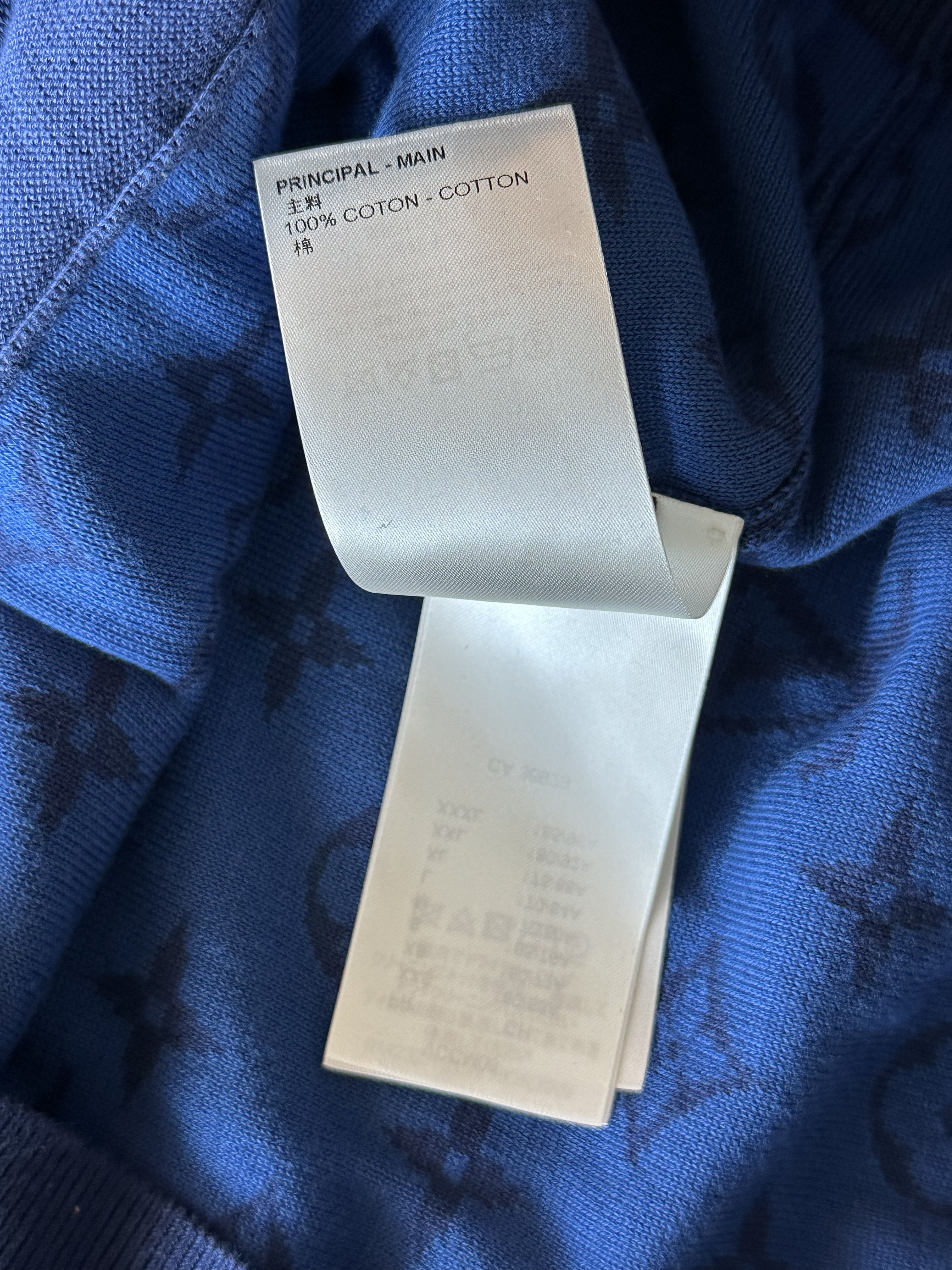 Louis Vuitton Louis Vuitton Yayoi Kusama Blue Monogram Cardigan Size US L / EU 52-54 / 3 - 5 Thumbnail