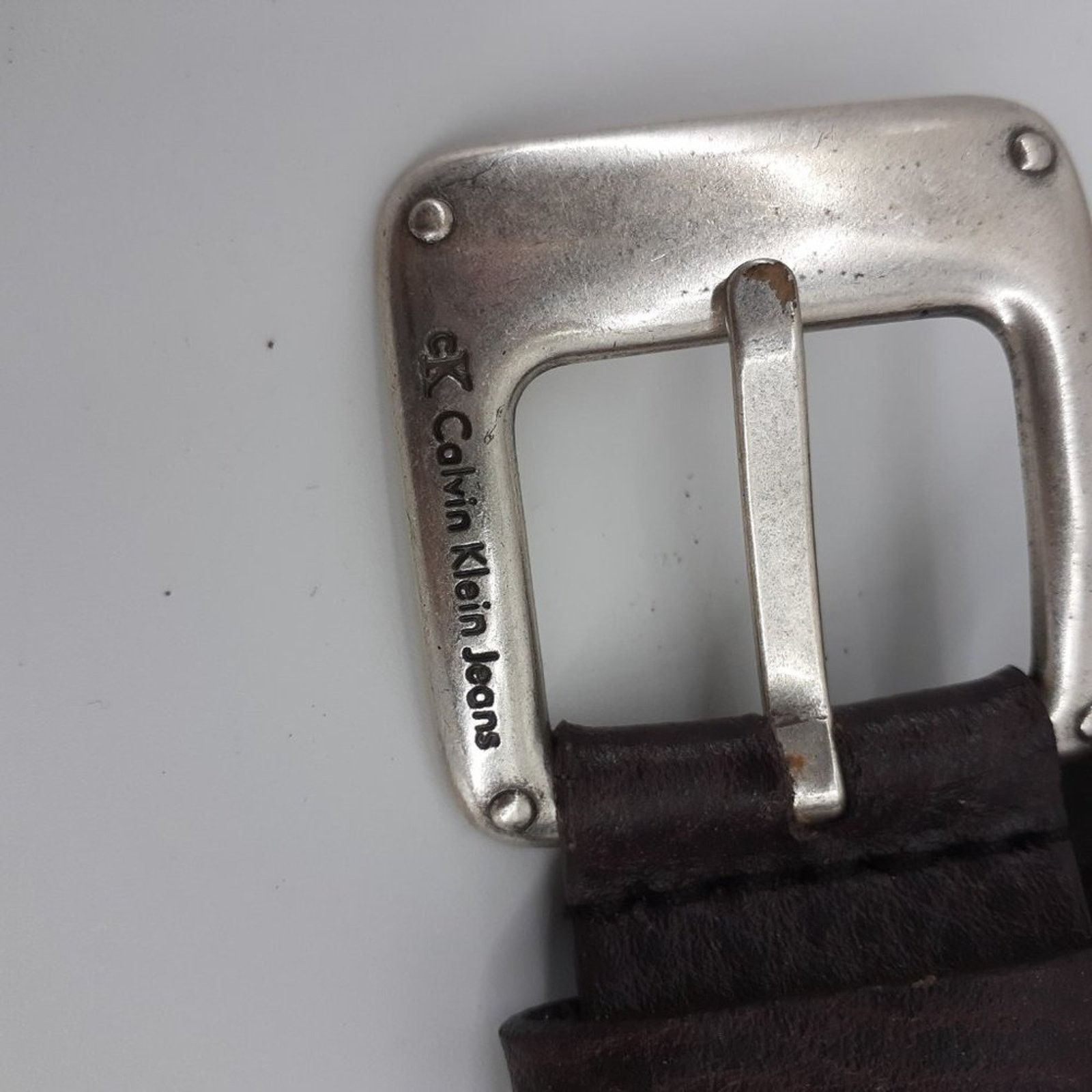 Calvin Klein CK Calvin Klein Jeans Chain Link Brown Maroon Size Small Size ONE SIZE - 3 Thumbnail