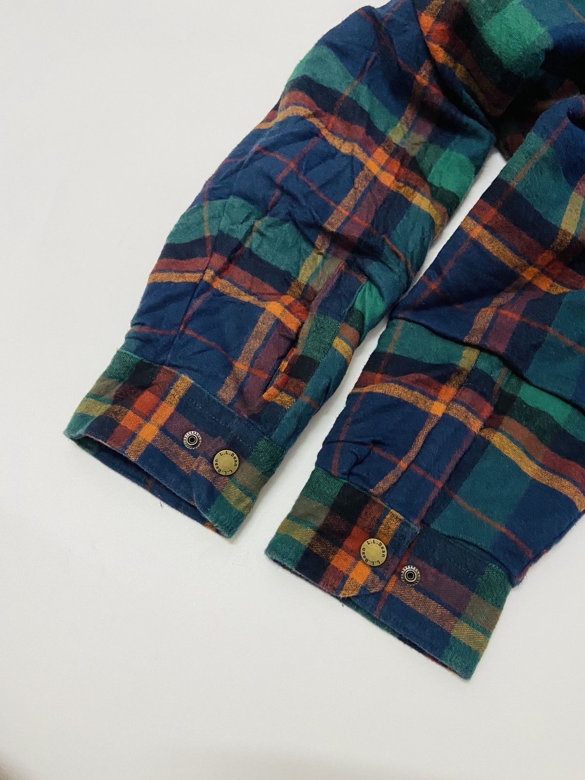 L.L. Bean VINTAGE LL BEAN QUILTED FLANNEL SHIRT JACKET Size US L / EU 52-54 / 3 - 10 Thumbnail