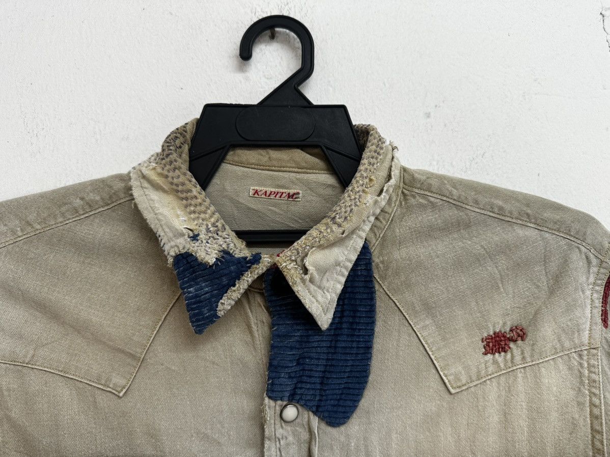 Kapital Kapital summer 2012 indigo indio boro western shirt Size US XL / EU 56 / 4 - 3 Thumbnail