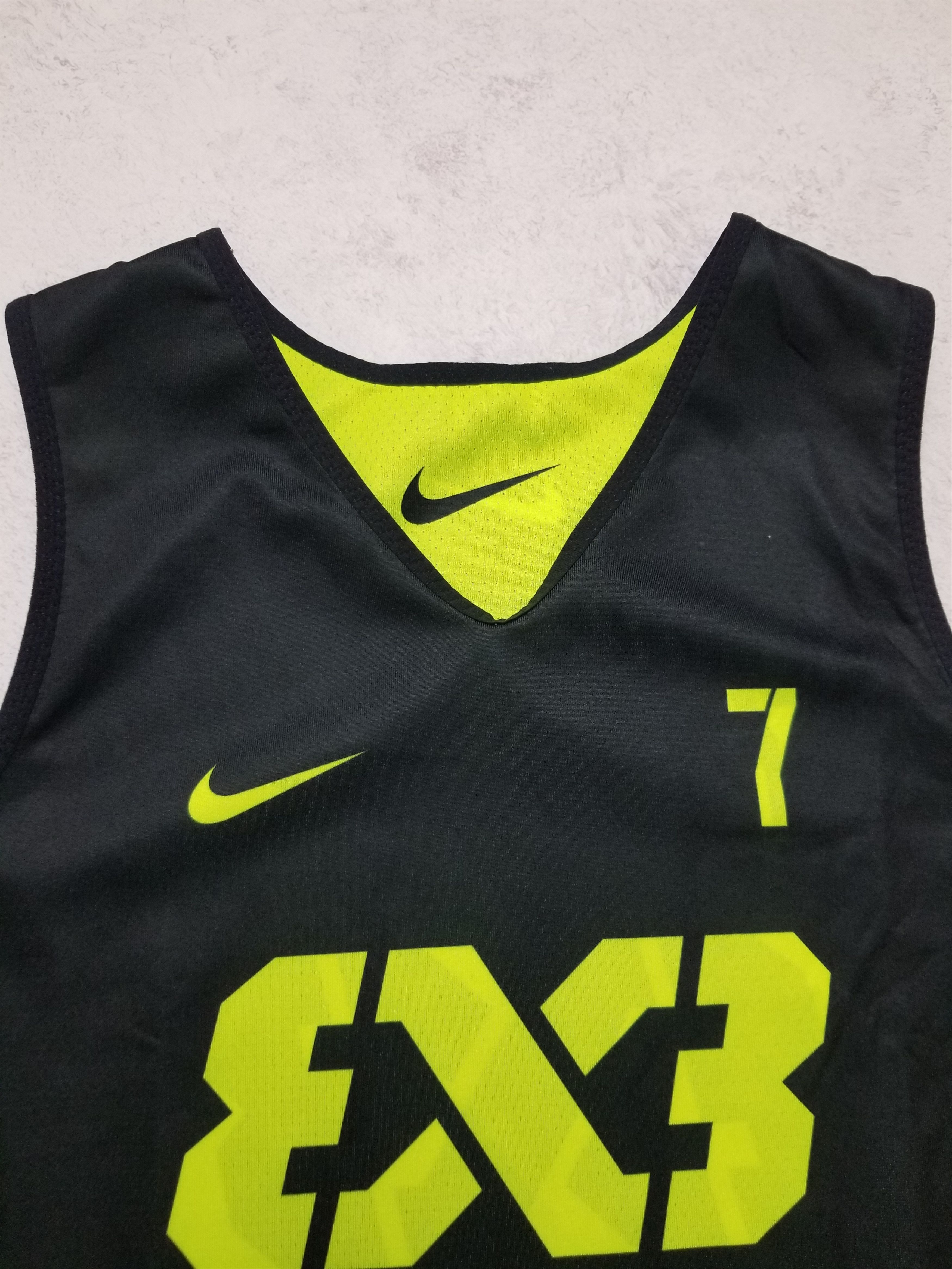 Nike Nike FIBA Team 3x3 #7 Reversible Basketball Jersey 3XL Size US XXL / EU 58 / 5 - 11 Thumbnail