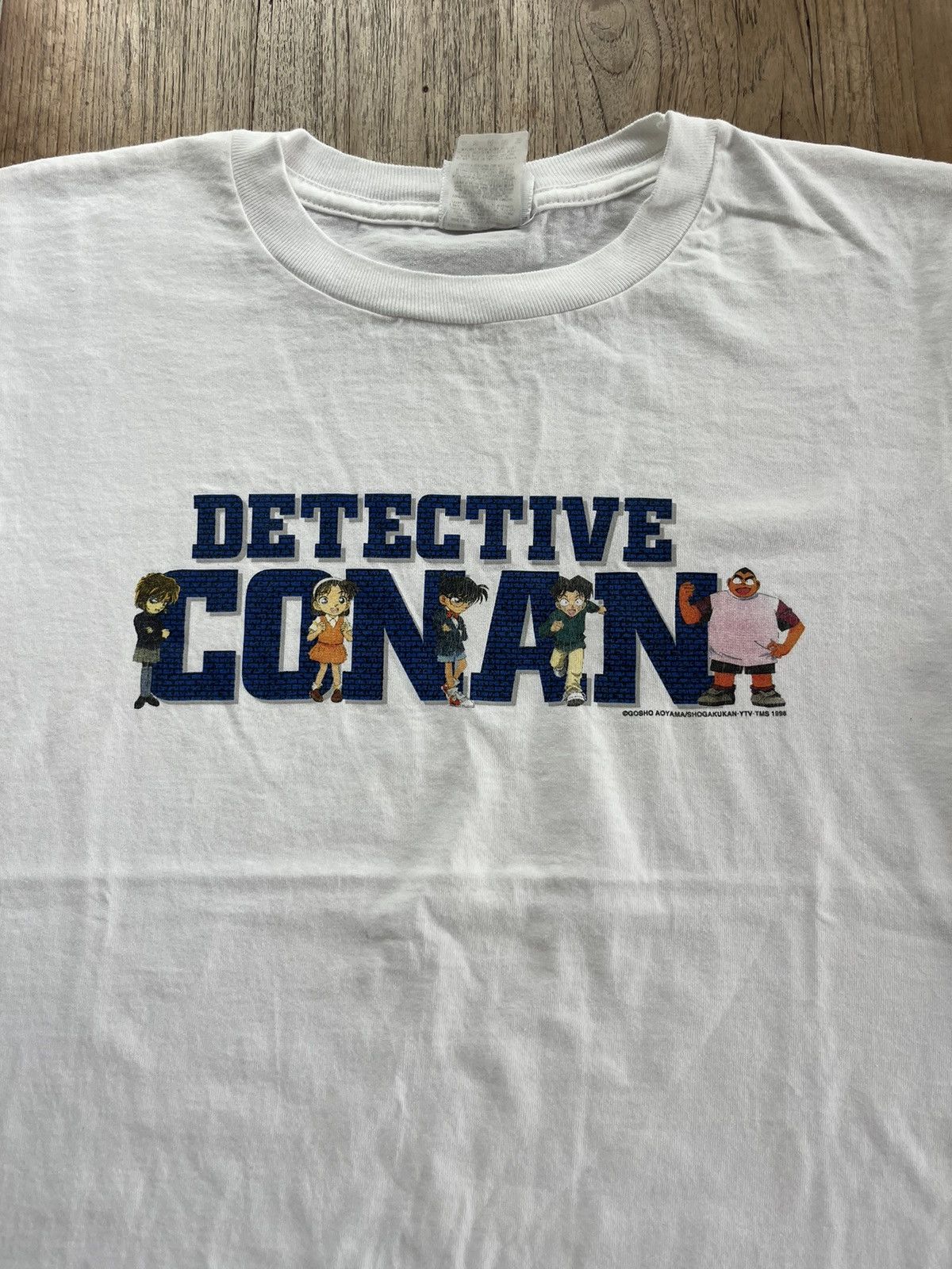 Anime × Vintage Vintage Detective CONAN anime Gosho Aoyama 1998’s T-shirt Size US M / EU 48-50 / 2 - 3 Thumbnail