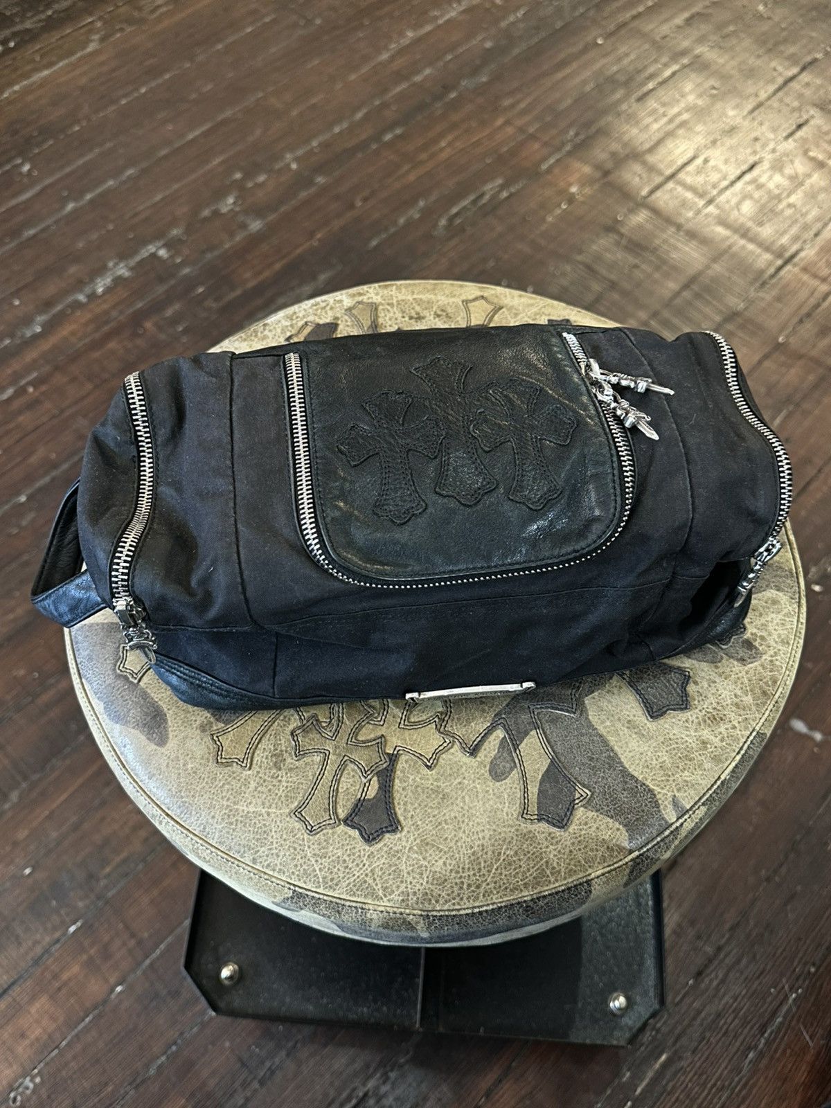 Chrome Hearts CHROME HEARTS MINI CROSS PATCH TRAVEL BAG Size ONE SIZE - 2 Thumbnail