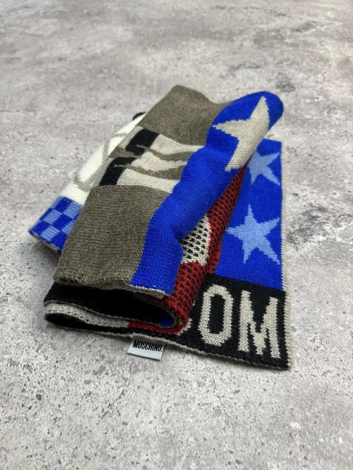Vintage Vintage Moschino Scarf Multicolour Love Moschino wool Size ONE SIZE - 7 Thumbnail