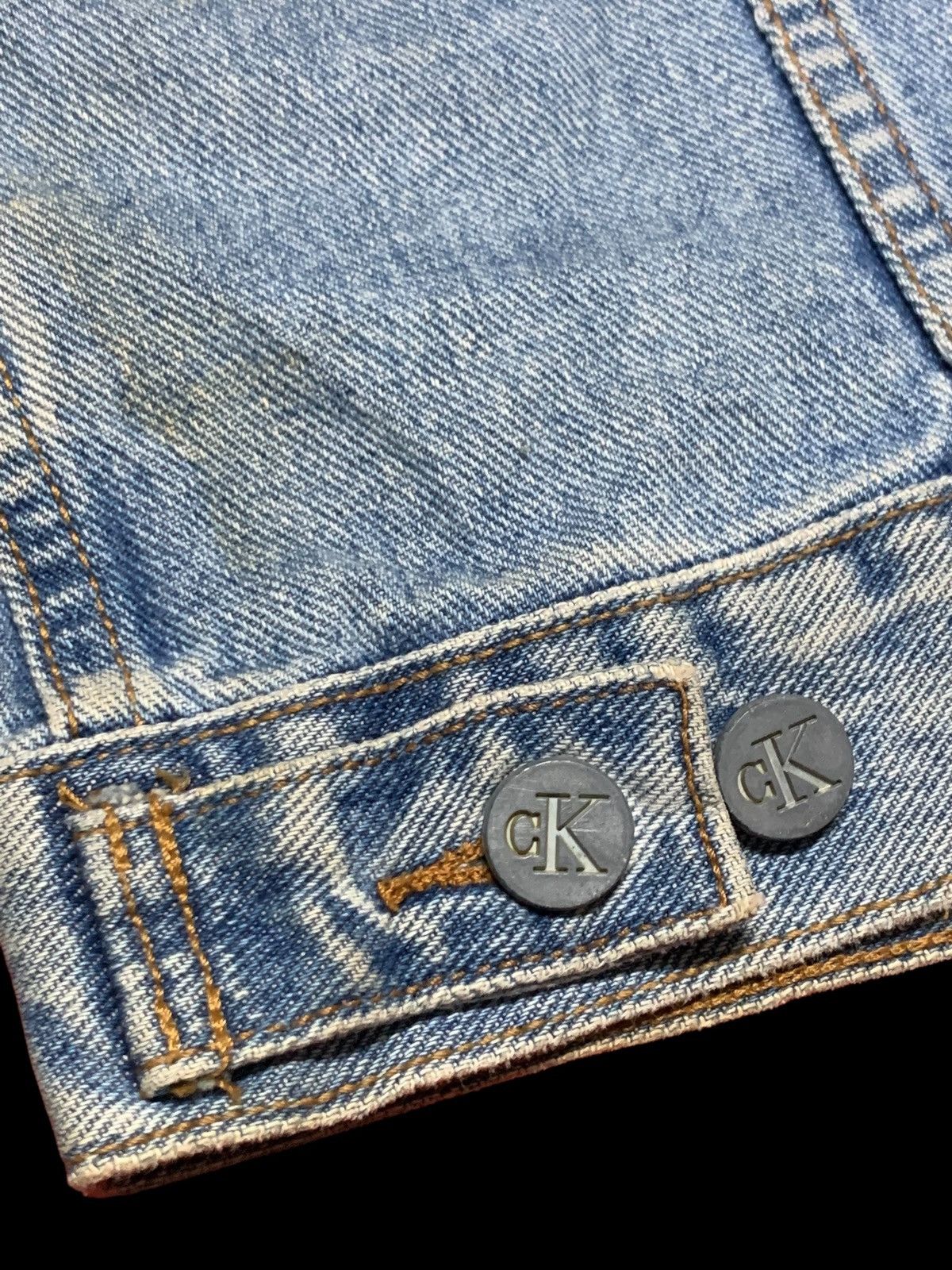 Calvin Klein Vintage Calvin Klein Denim Jacket Size US L / EU 52-54 / 3 - 21 Thumbnail