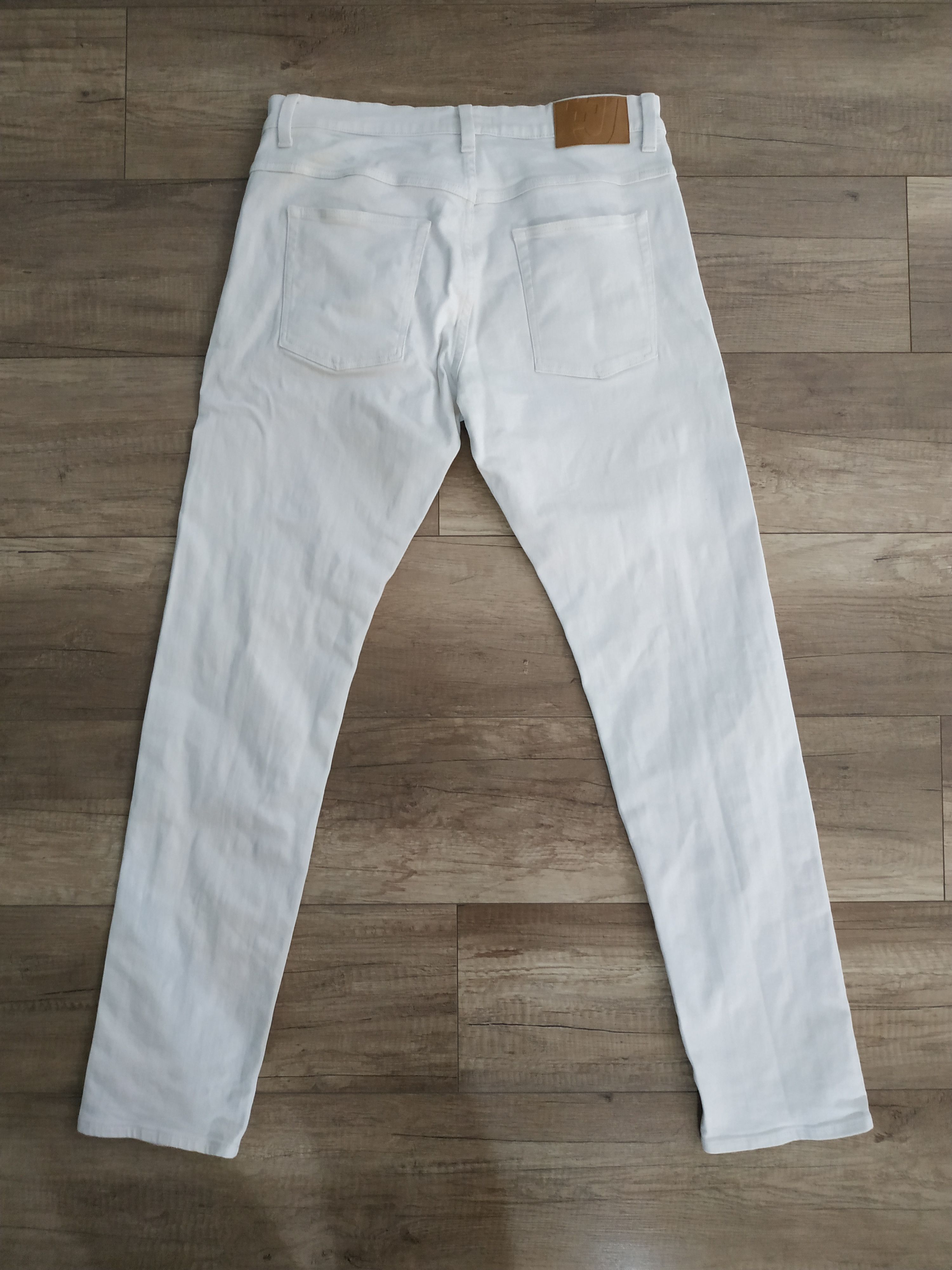 Jil Sander × Uniqlo Uniqlo x Jil Sander Men's White Jeans/ Denim Trousers, W 33 Size US 33 - 3 Thumbnail