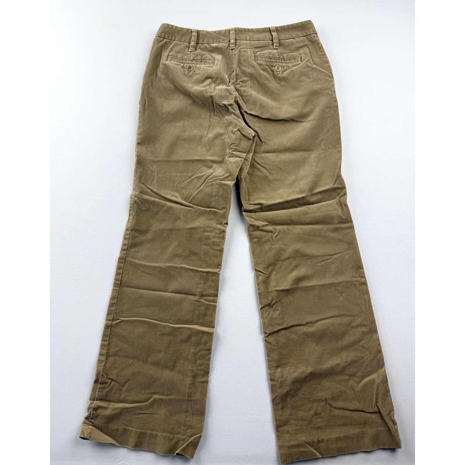 Talbots Talbots Pants Womens 8 Beige Corduroy Straight Leg Khakis Casual Pockets Work Mens? (Note: final answer provided should be a coherent title per rules) Size 30" / US 8 / IT 44 - 2 Thumbnail
