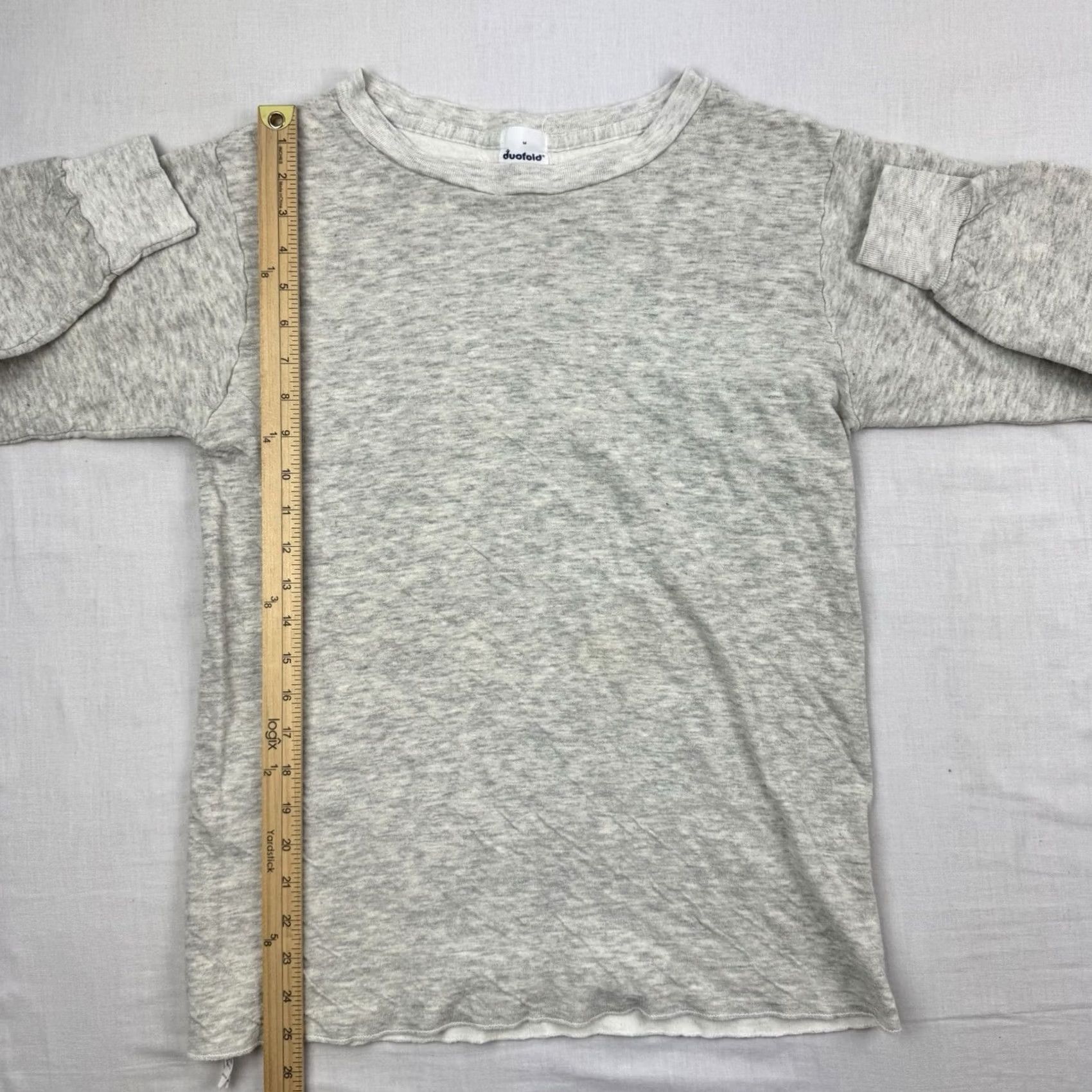 Vintage VINTAGE Duofold Thermal Shirt Mens Adult Medium 70s 80s Hipster USA Gray Long Sleeve Cotton Wool Nylon Slim T-Shirt Size US M / EU 48-50 / 2 - 7 Thumbnail
