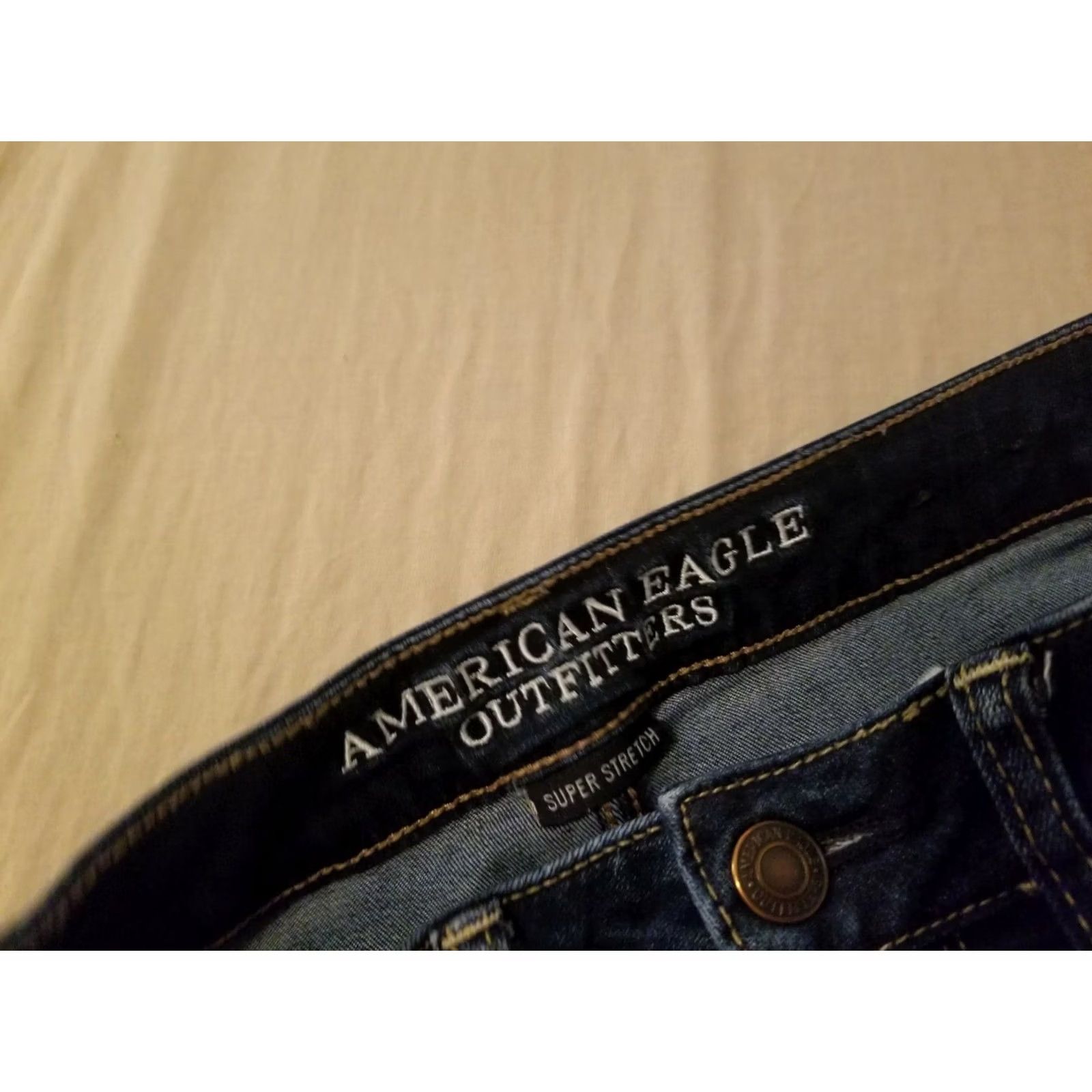 American Eagle Outfitters Womens American Eagle Outfitters Skinny Jeans 4 Blue Denim Cotton Jegging Size 27" / US 4 / IT 40 - 7 Thumbnail