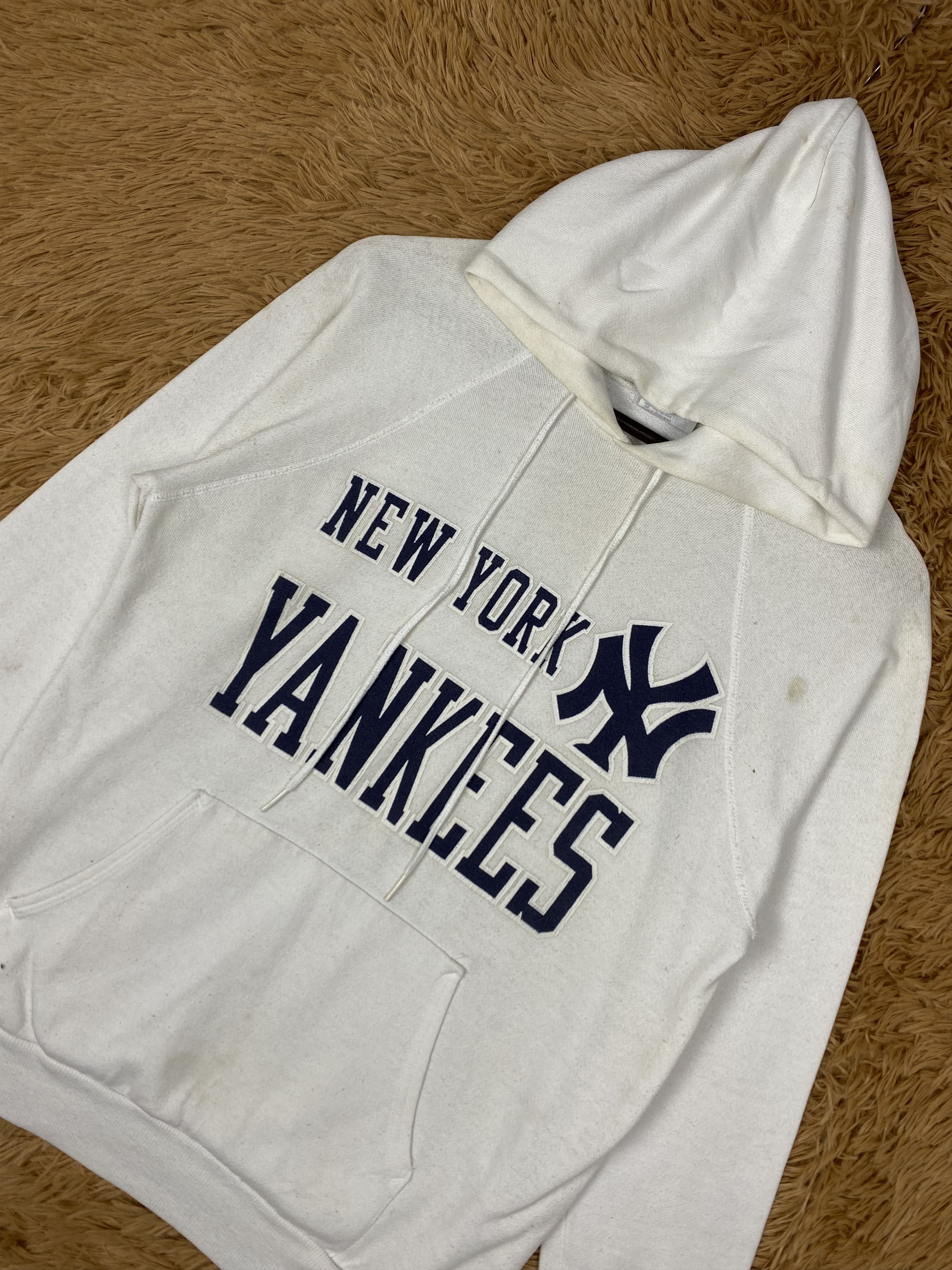 New York Yankees Vintage New York Yankees Pullover Hoodies DJ0412 Size US M / EU 48-50 / 2 - 2 Thumbnail
