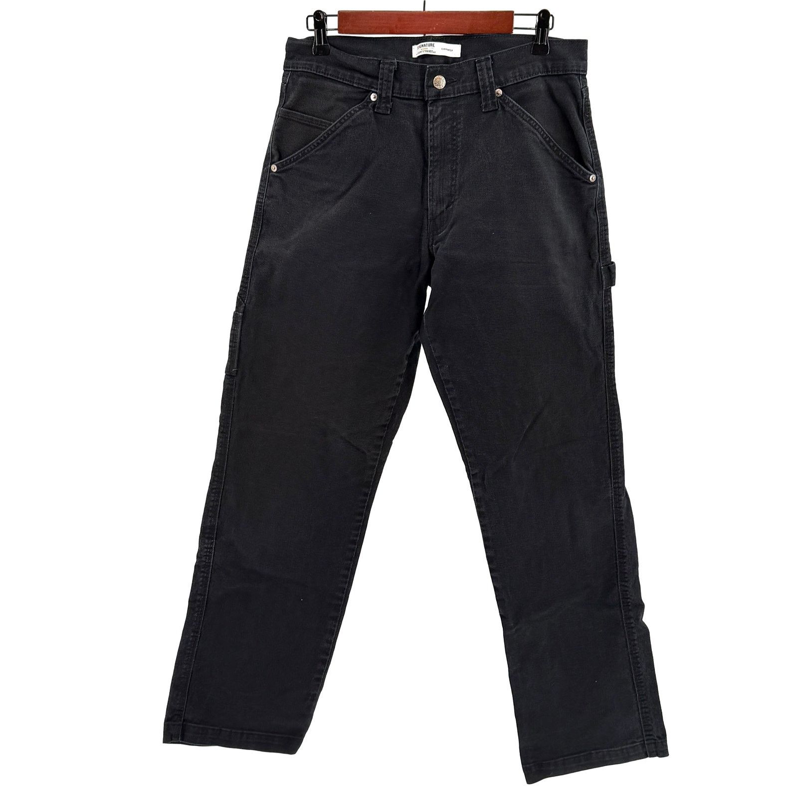Levi's Levi’s Signature Gold Black Carpenter Utility Denim Jeans Size US 32 / EU 48 - 1 Thumbnail