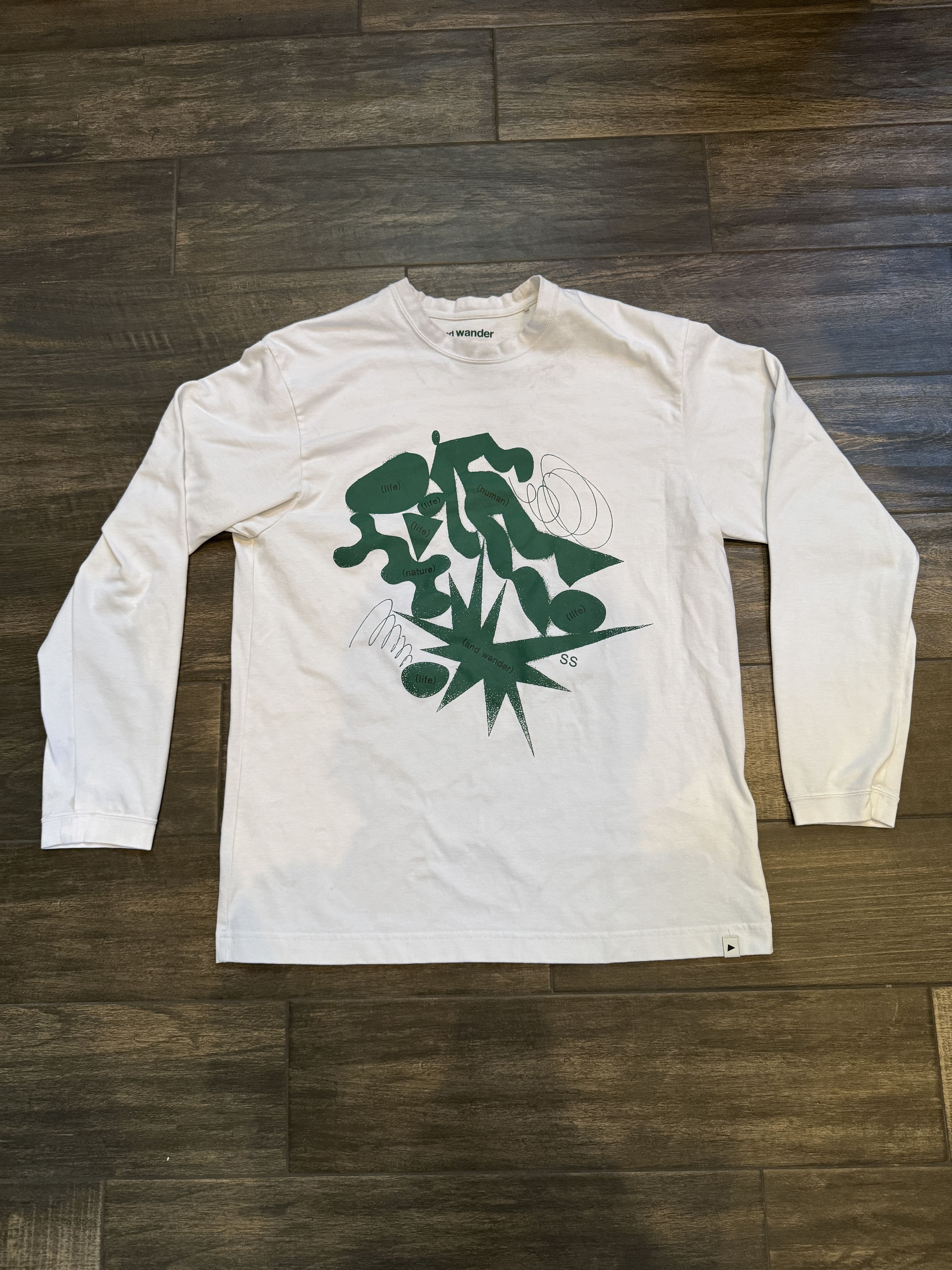 And Wander and wander Human Life Long Sleeve Tee Size US XL / EU 56 / 4 - 1 Thumbnail