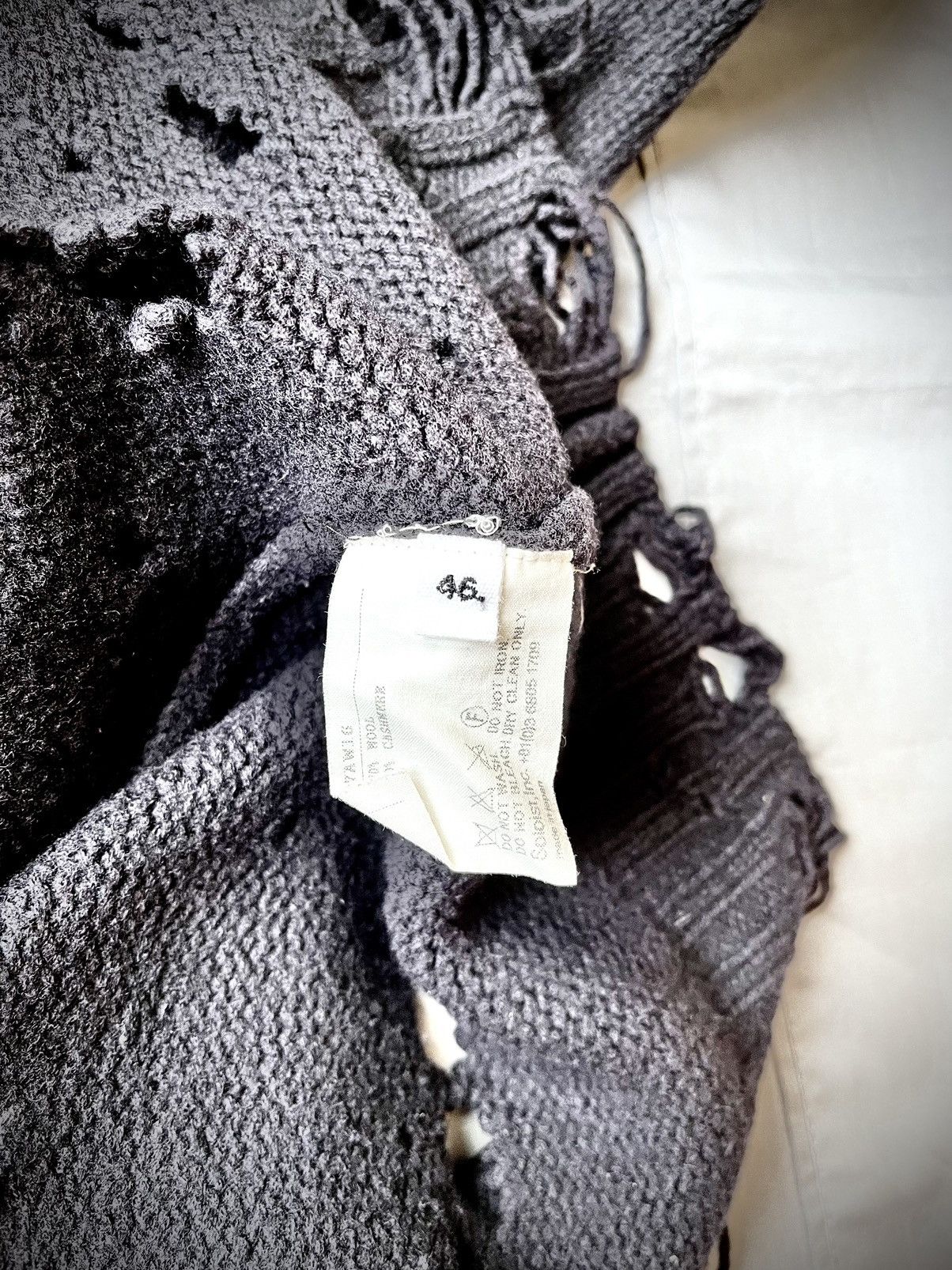 Takahiromiyashita The Soloist. TAKAHIROMIYASHITA The Soloist. A/W 16 Distressed Sweater Size US M / EU 48-50 / 2 - 5 Thumbnail