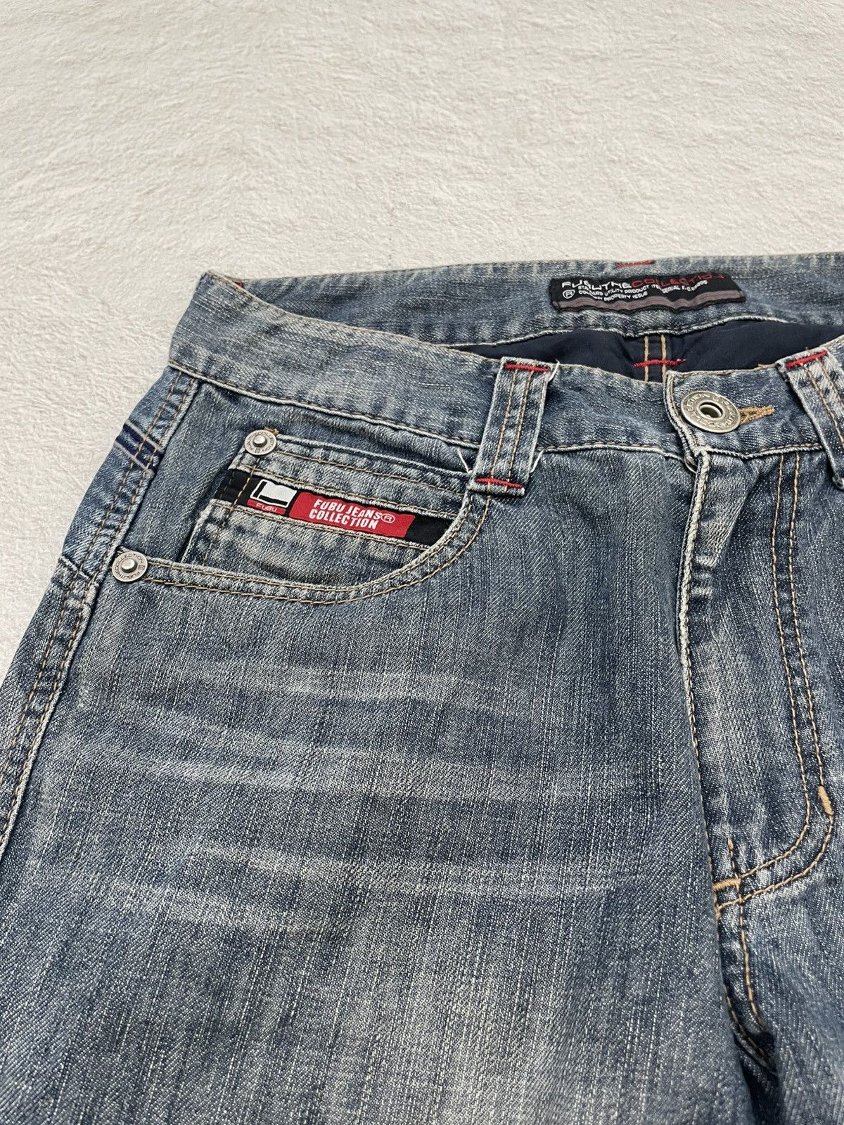 Fubu 2000s Fubu Retro Denim Embroidered Y2K Size US 27 - 4 Thumbnail