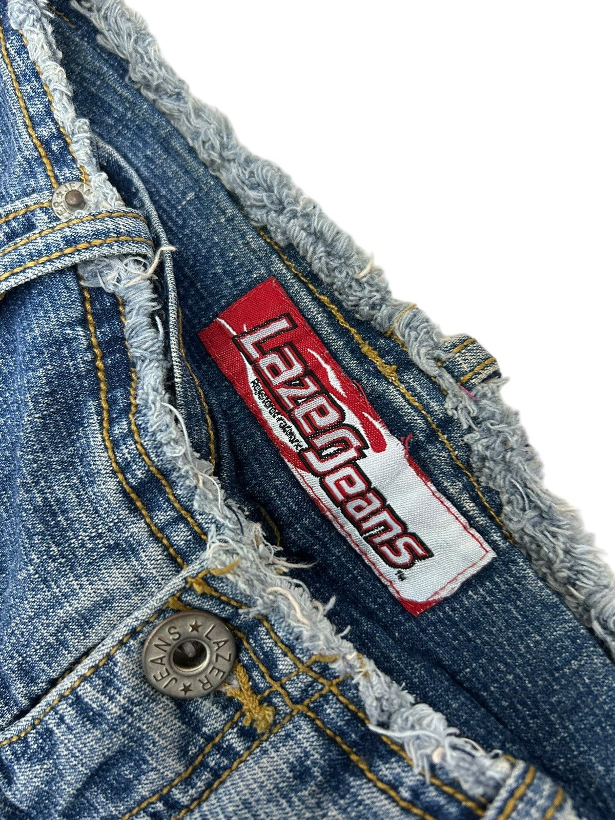 Hysteric Glamour Flare Unisex Lazer Jean Hybrid Country Cowboy Style Lace Up Size US 30 / EU 46 - 15 Thumbnail