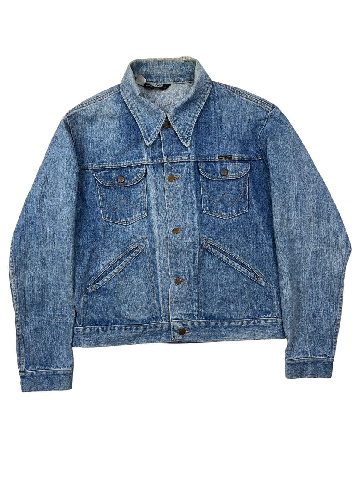 Vintage × Wrangler 74126NV 70s True Vintage Wrangler Navy Denim