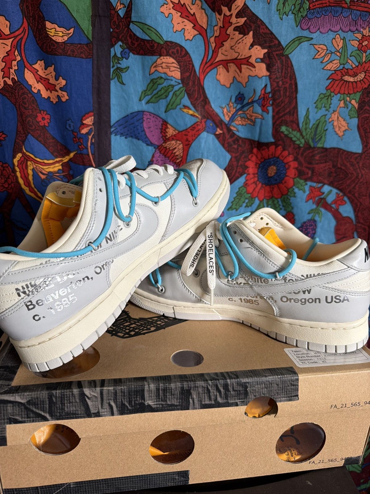 Nike × Off-White Off White Nike Dunks Lot 2/50 Size US 10.5 / EU 43-44 - 1 Thumbnail