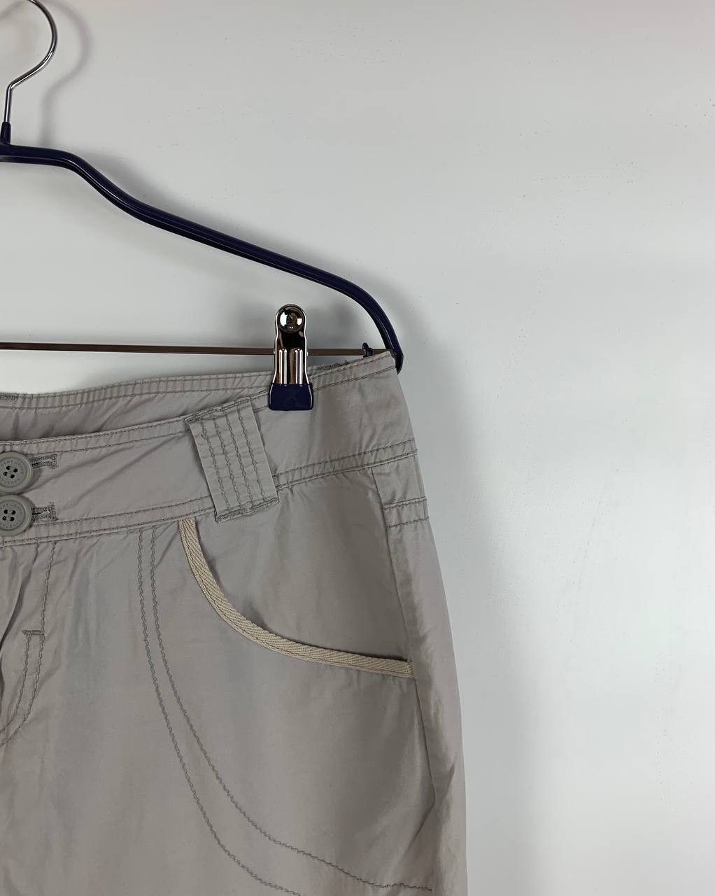 DKNY DKNY jeans breeches Grey cotton 12 Size 34" / US 12 / IT 48 - 4 Thumbnail