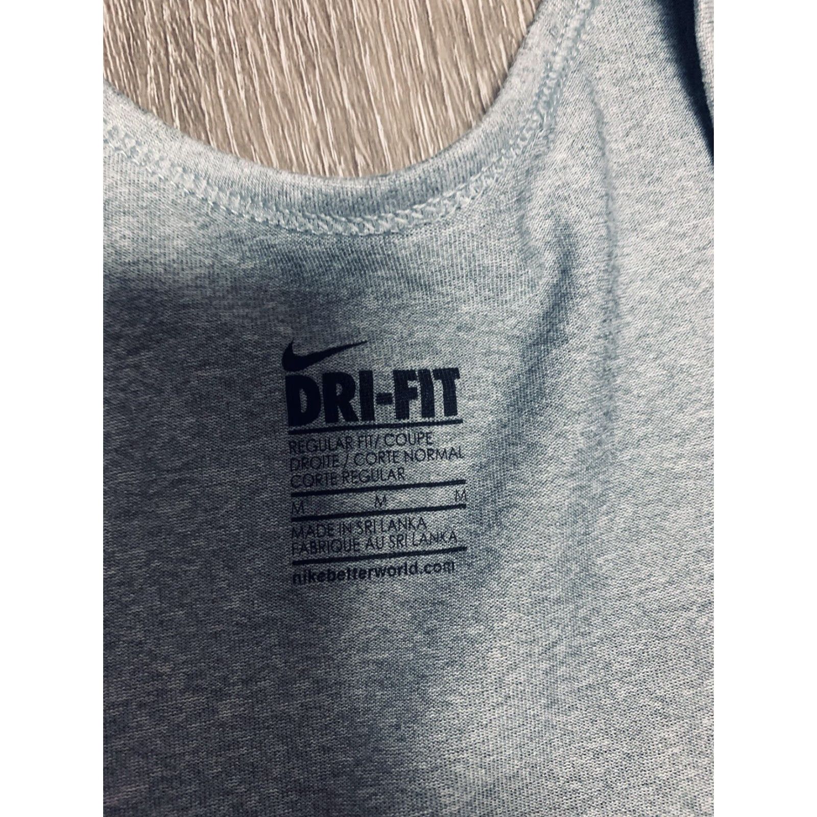 Nike Nike Legend Tank Top Women’s Medium Gray Dri Fit Regular Fit Racerback 524167 Size M / US 6-8 / IT 42-44 - 3 Thumbnail