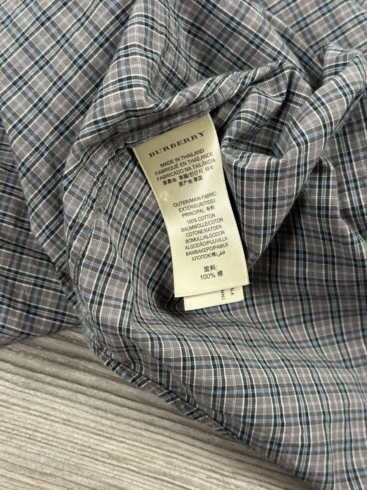 Burberry Burberry Brit Plaid Button Up Size US L / EU 52-54 / 3 - 4 Thumbnail