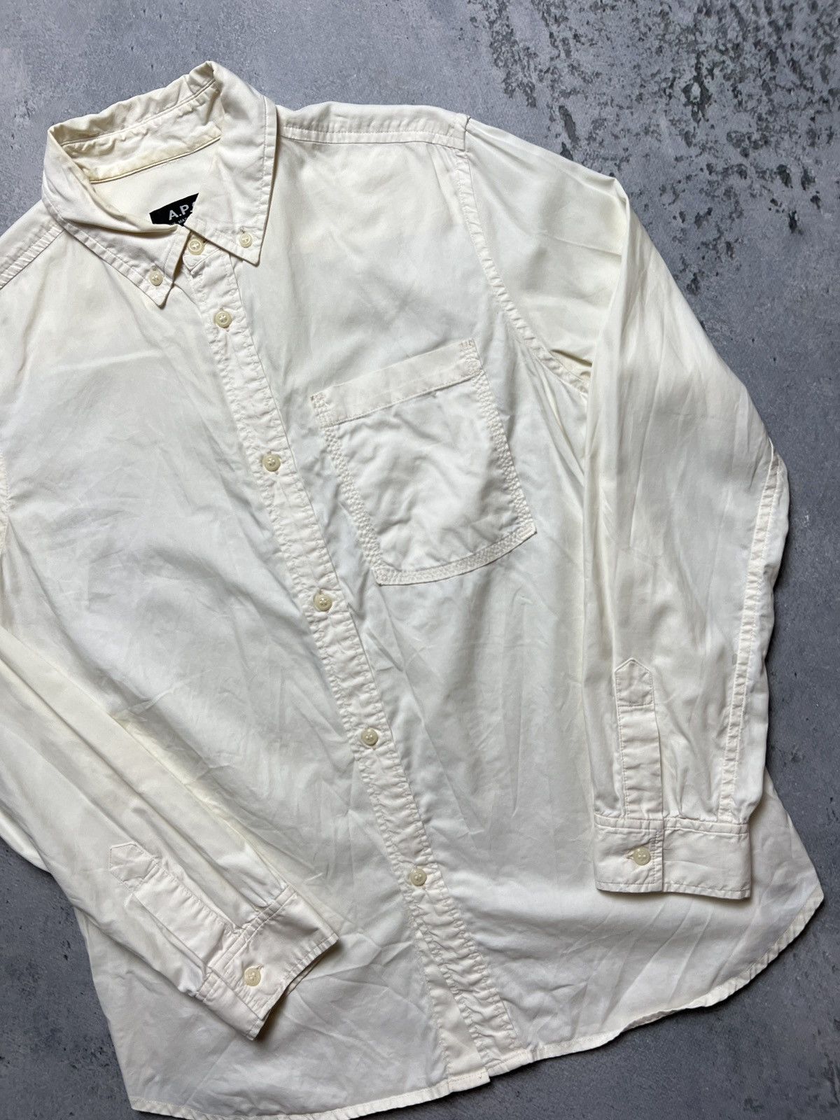 A.P.C. A.P.C Shirt Paris Button Up y2k Luxury casual Item Size M / US 6-8 / IT 42-44 - 4 Thumbnail