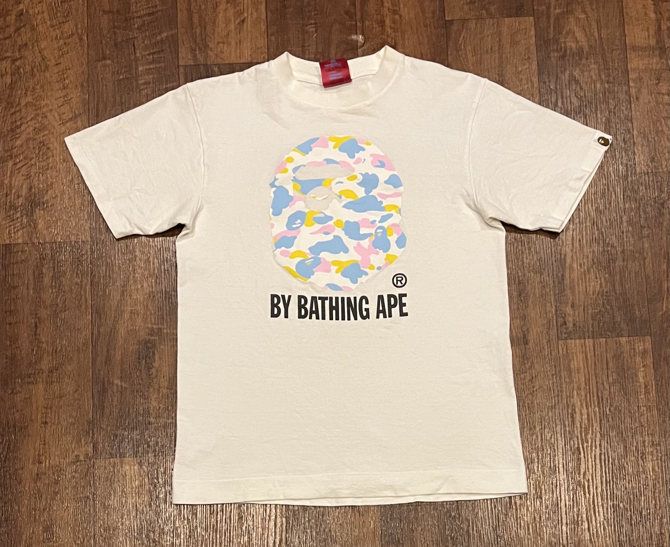 Bape Bape cotton candy camo tee shirt Size US S / EU 44-46 / 1 - 1 Thumbnail