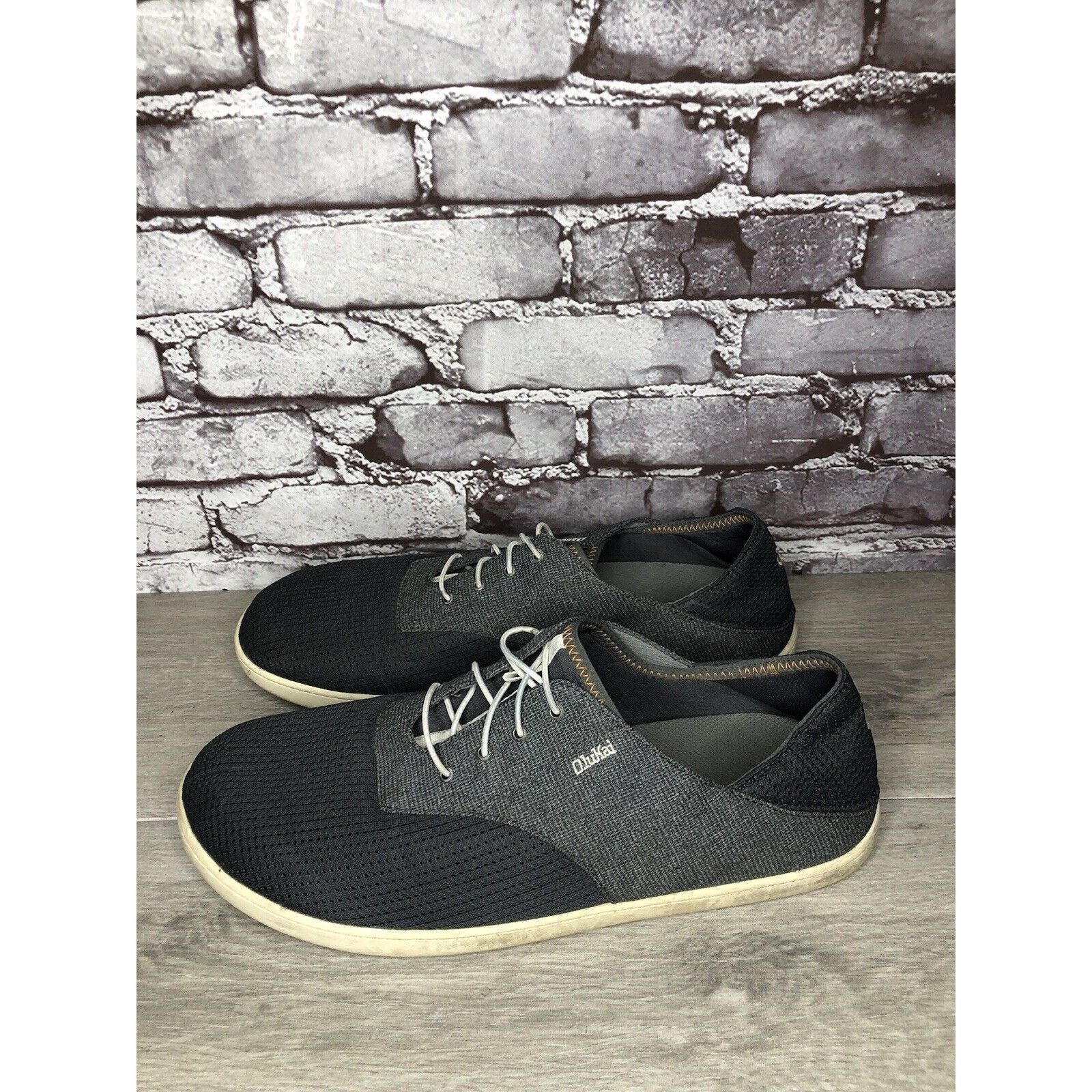 Olukai Olukai Nohea Moku Blue Gray Mesh Casual Slip On Sneakers Sho Size US 13 / EU 46 - 11 Thumbnail