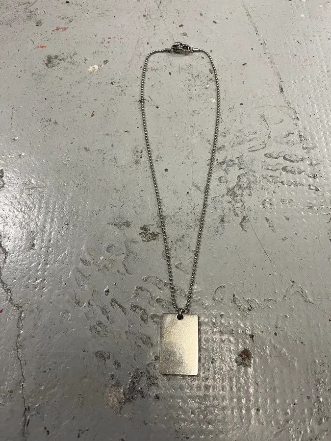 Dolce & Gabbana 2000s Dolce & Gabbana Pave Logo Necklace Size ONE SIZE - 6 Thumbnail