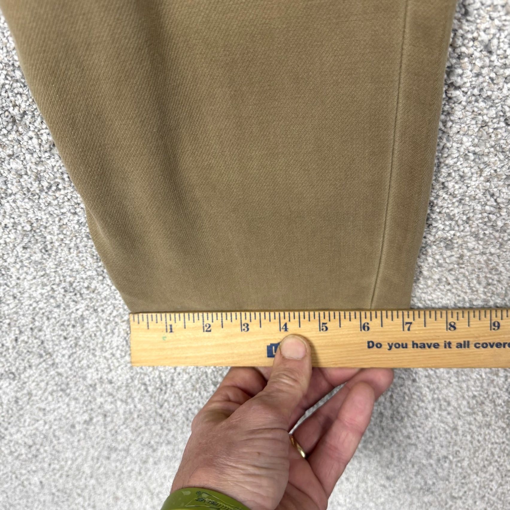 Vintage Sonoma Goods For Life Capri Pants 14 Capri Women Brown Twill with Belted Pockets Regular Inseam 27in Casual Summer Size 36" / US 14 / IT 50 - 3 Thumbnail