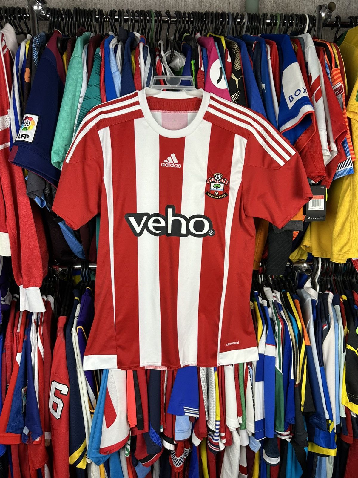 Adidas SOUTHAMPTON 2015-16 HOME SOCCER JERSEY FOOTBALL SHIRT ADIDAS Size US M / EU 48-50 / 2 - 1 Thumbnail
