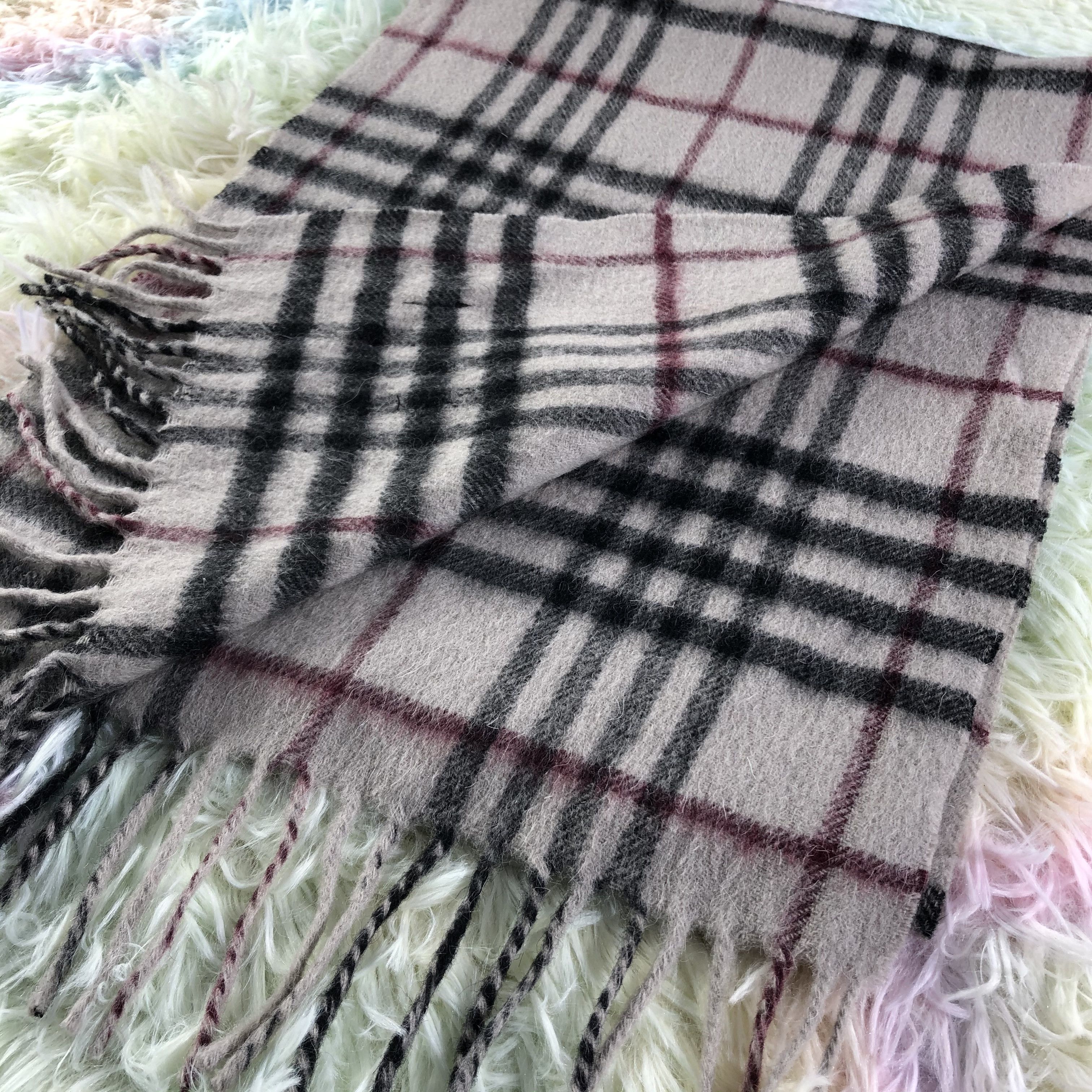 Burberry × Vintage Burberry Scarf / Muffler / Neckwear - KM405 Size ONE SIZE - 4 Thumbnail