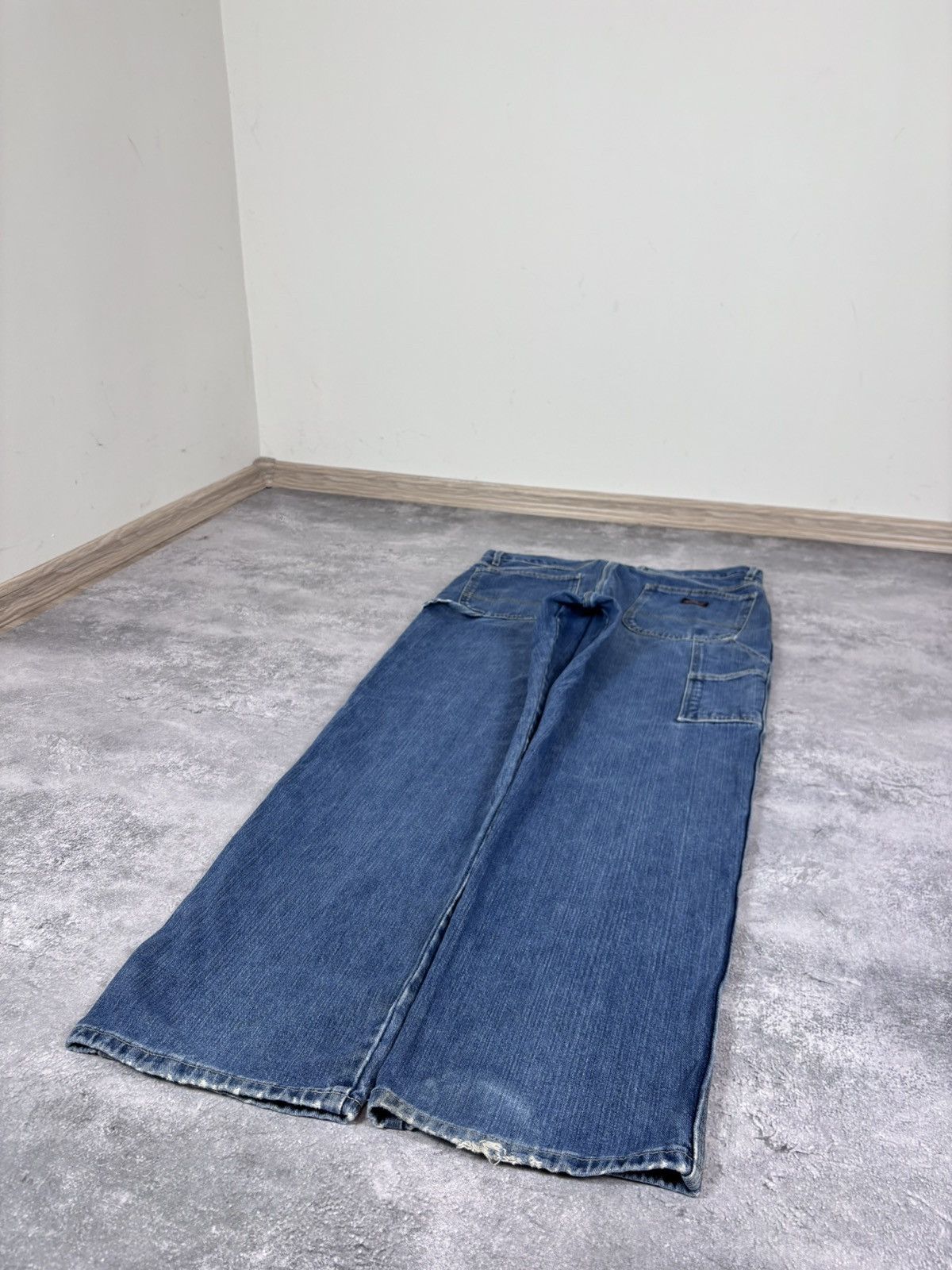 Dickies Dickies Men’s Blue Denim Jeans Straight Relaxed Fit Workwear Size US 36 / EU 52 - 3 Thumbnail