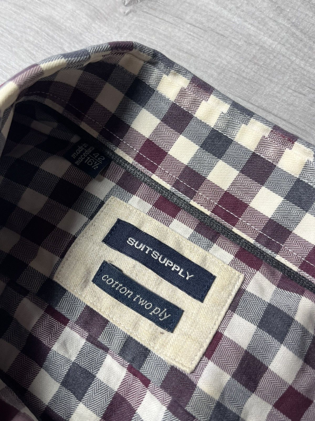 Suitsupply Suitsupply shirt cotton two ply size XLarge Size US XL / EU 56 / 4 - 4 Thumbnail