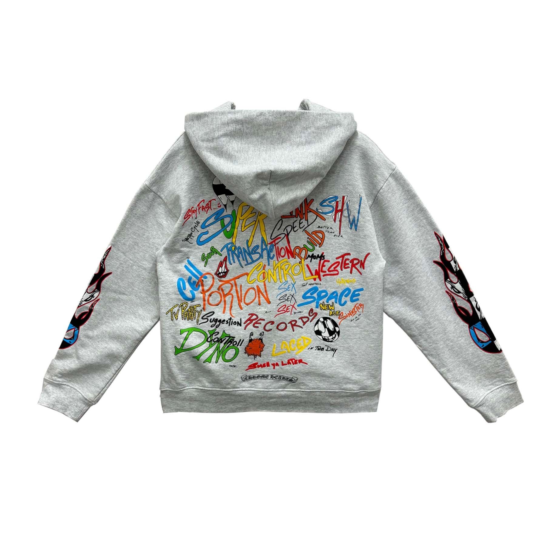 Chrome Hearts Chrome Hearts Matty Boy Flame Floral Sleeves Hoodie Size US M / EU 48-50 / 2 - 2 Thumbnail