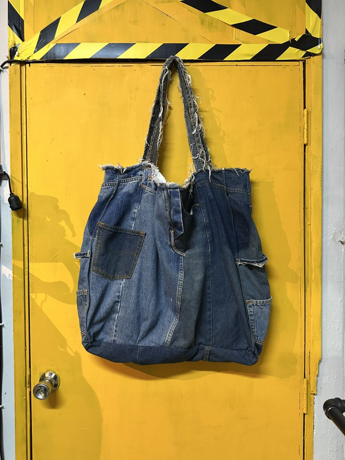 Levi's Vintage Levi's Denim Slingbag Custom Distressed Style Size ONE SIZE - 1 Thumbnail