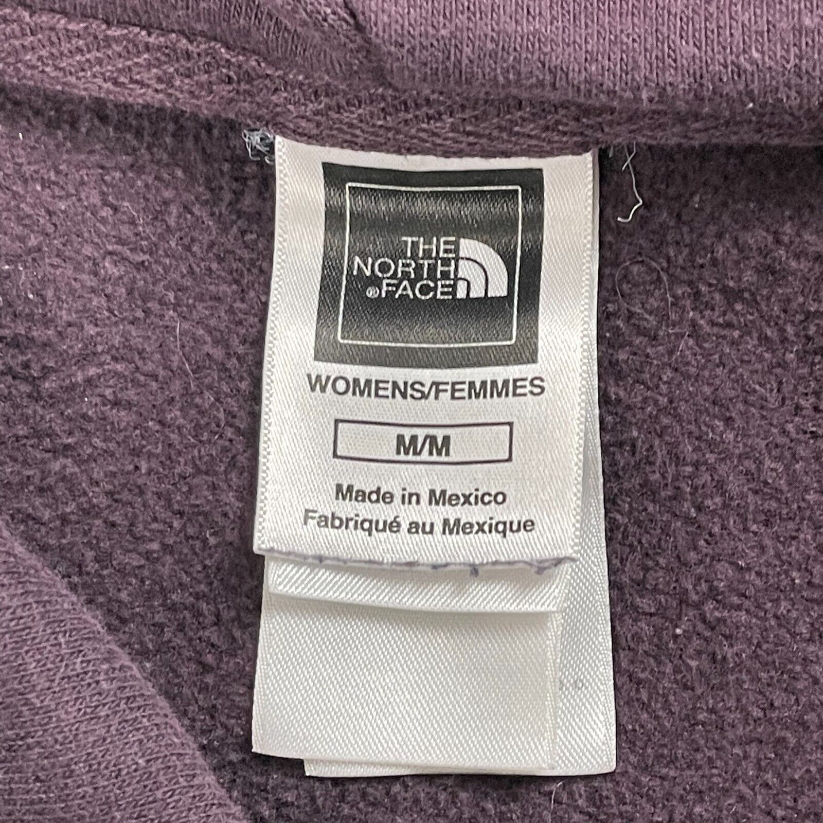 The North Face The North Face Womens Hoodie Purple Pullover Sweatshirt Size M / US 6-8 / IT 42-44 - 2 Thumbnail