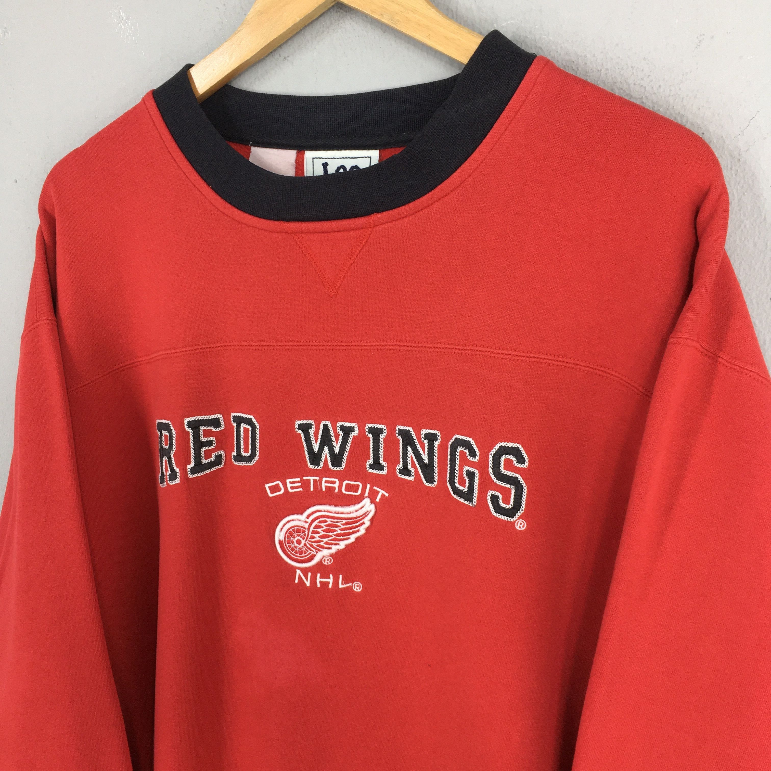 NHL × Red Wing × Vintage Vintage Detroit Red Wings NHL Sweatshirt XLarge Size US XL / EU 56 / 4 - 3 Thumbnail