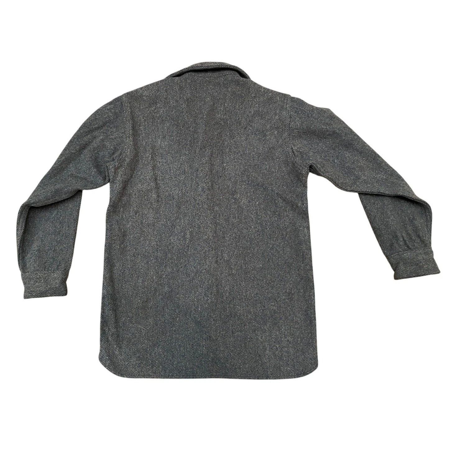 Woolrich Woolen Mills Woolrich Woolen Mills Gray Brown Herringbone Shirt M Size US M / EU 48-50 / 2 - 3 Thumbnail